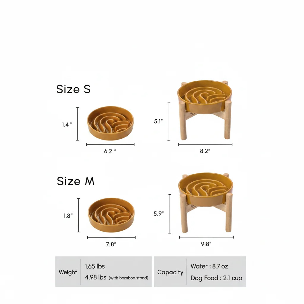 Wave Slow Feeder Dog Bowls