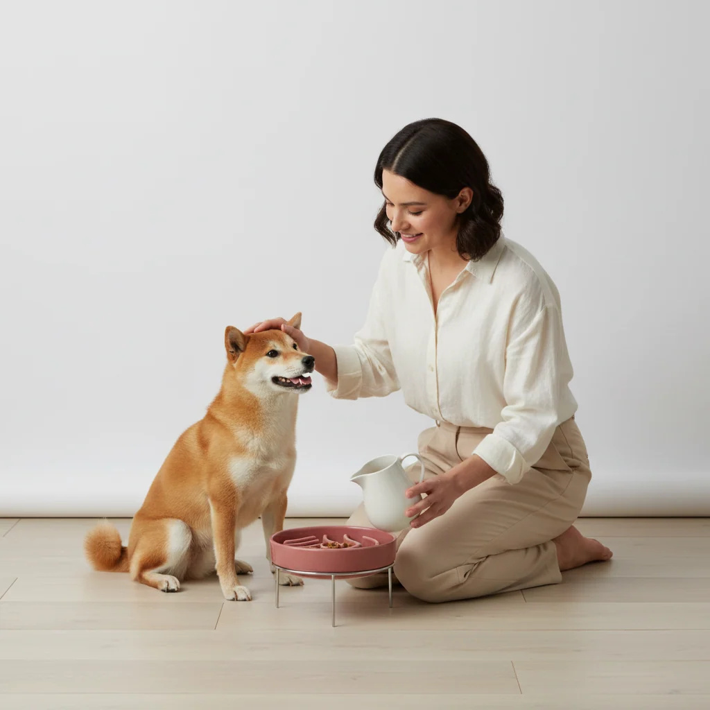 Wave Slow Feeder Dog Bowls