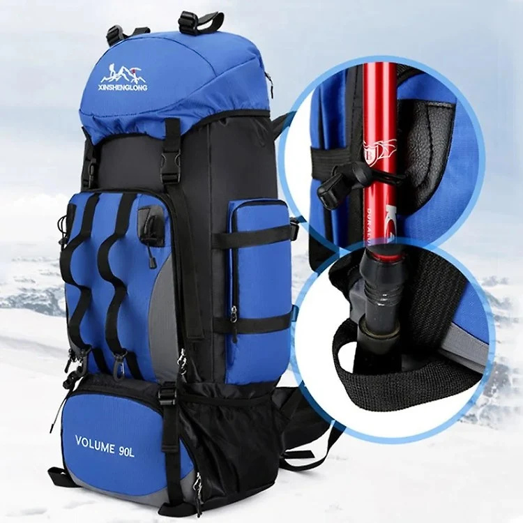 Adventure Ready | 90L Waterproof Hiking Backpack with Ergonomic Support | Ultralight Design for Multi-Day Treks