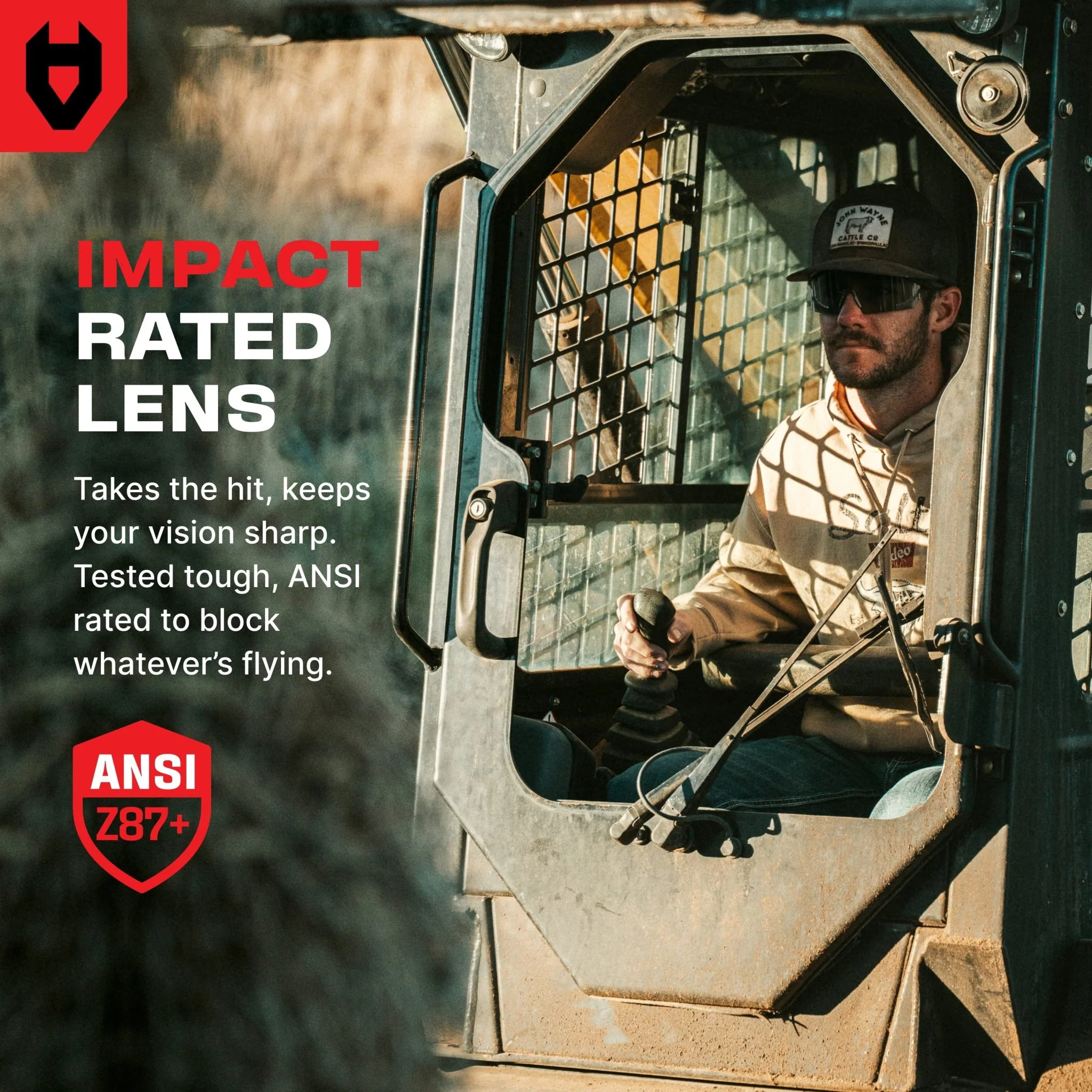 ImpactShield+ Tinted Safety Sunglasses