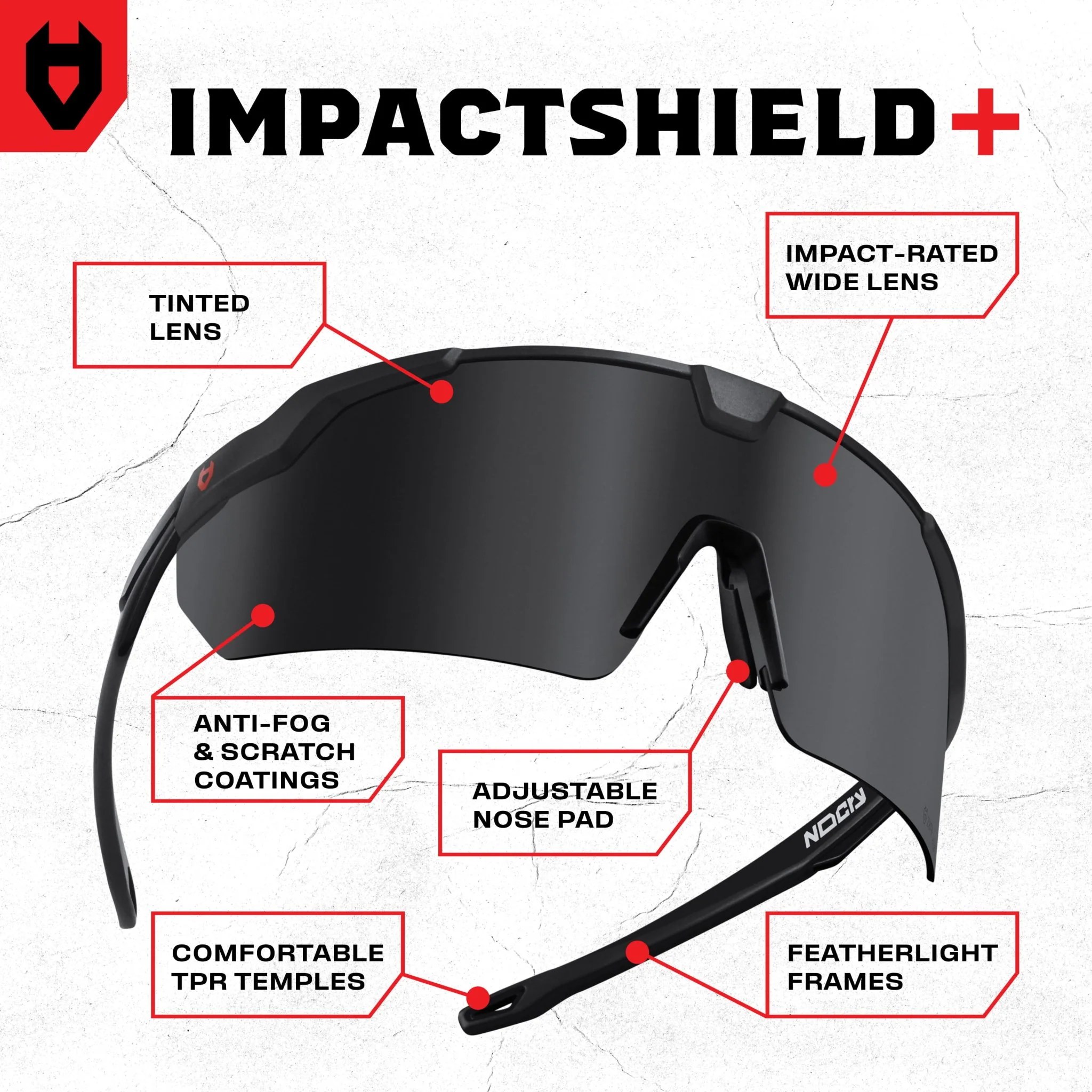 ImpactShield+ Tinted Safety Sunglasses