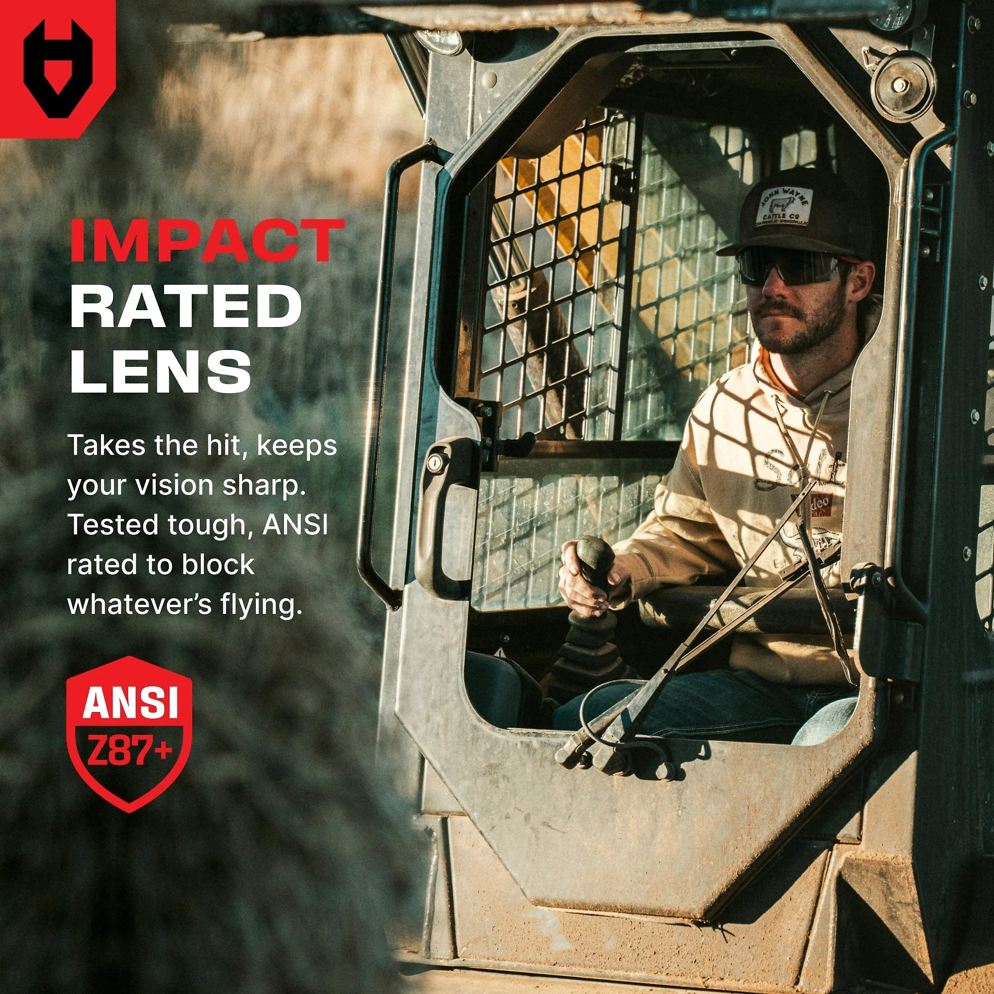 ImpactShield+ Tinted Safety Sunglasses