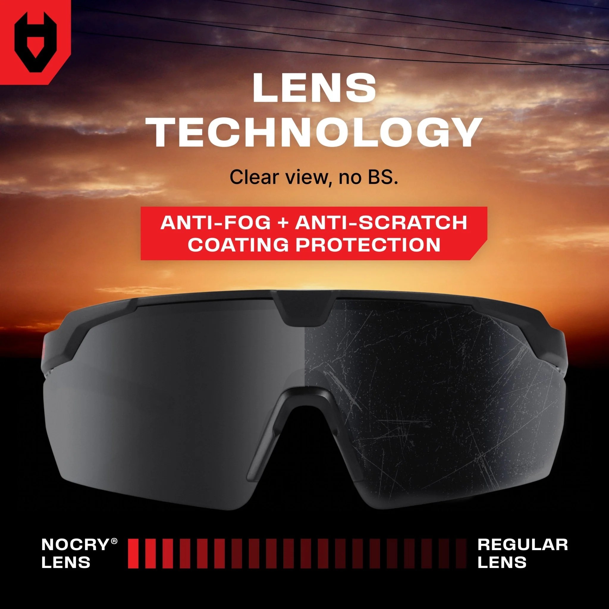 ImpactShield+ Tinted Safety Sunglasses