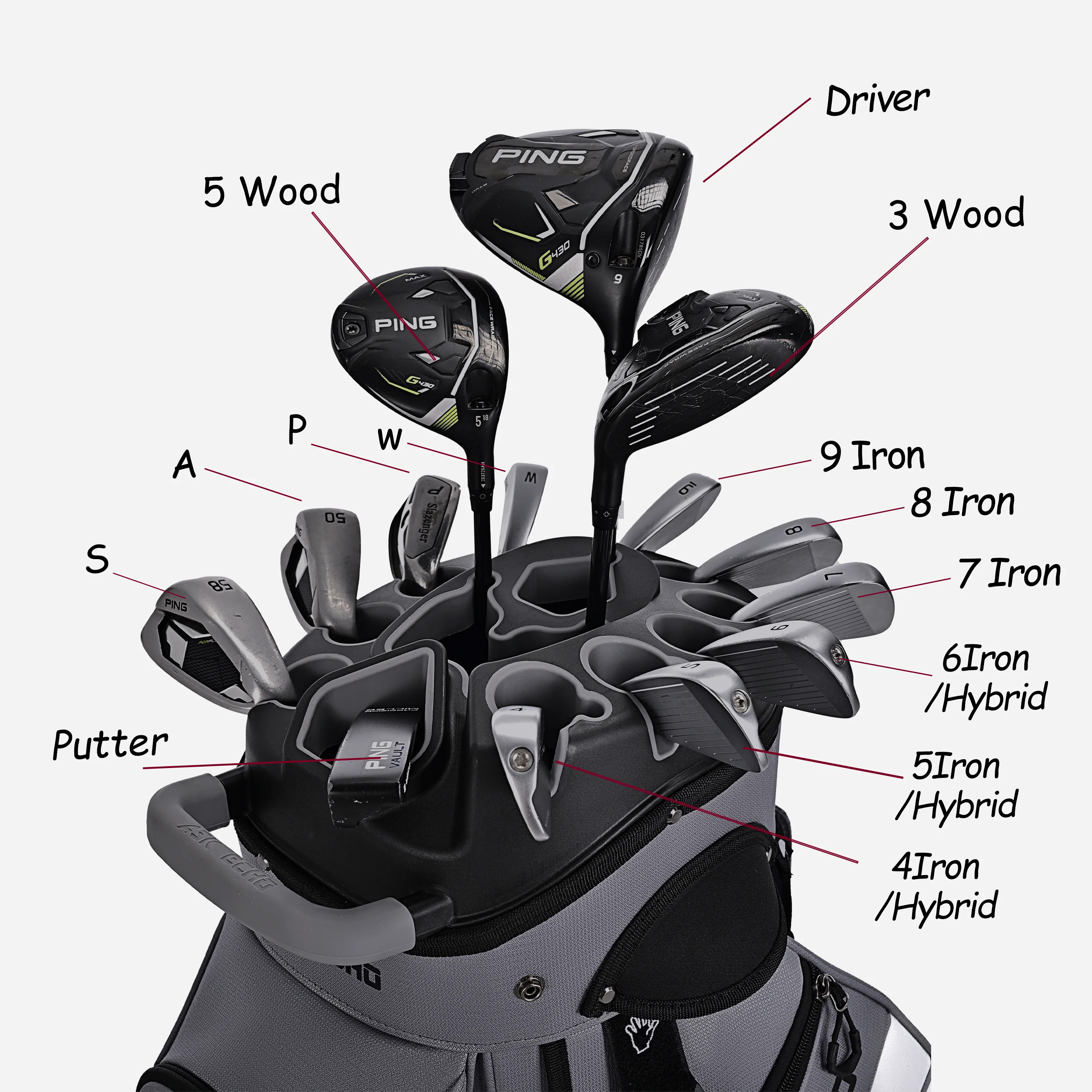T-LOCK 4.0 Cart Bag / FogGrey