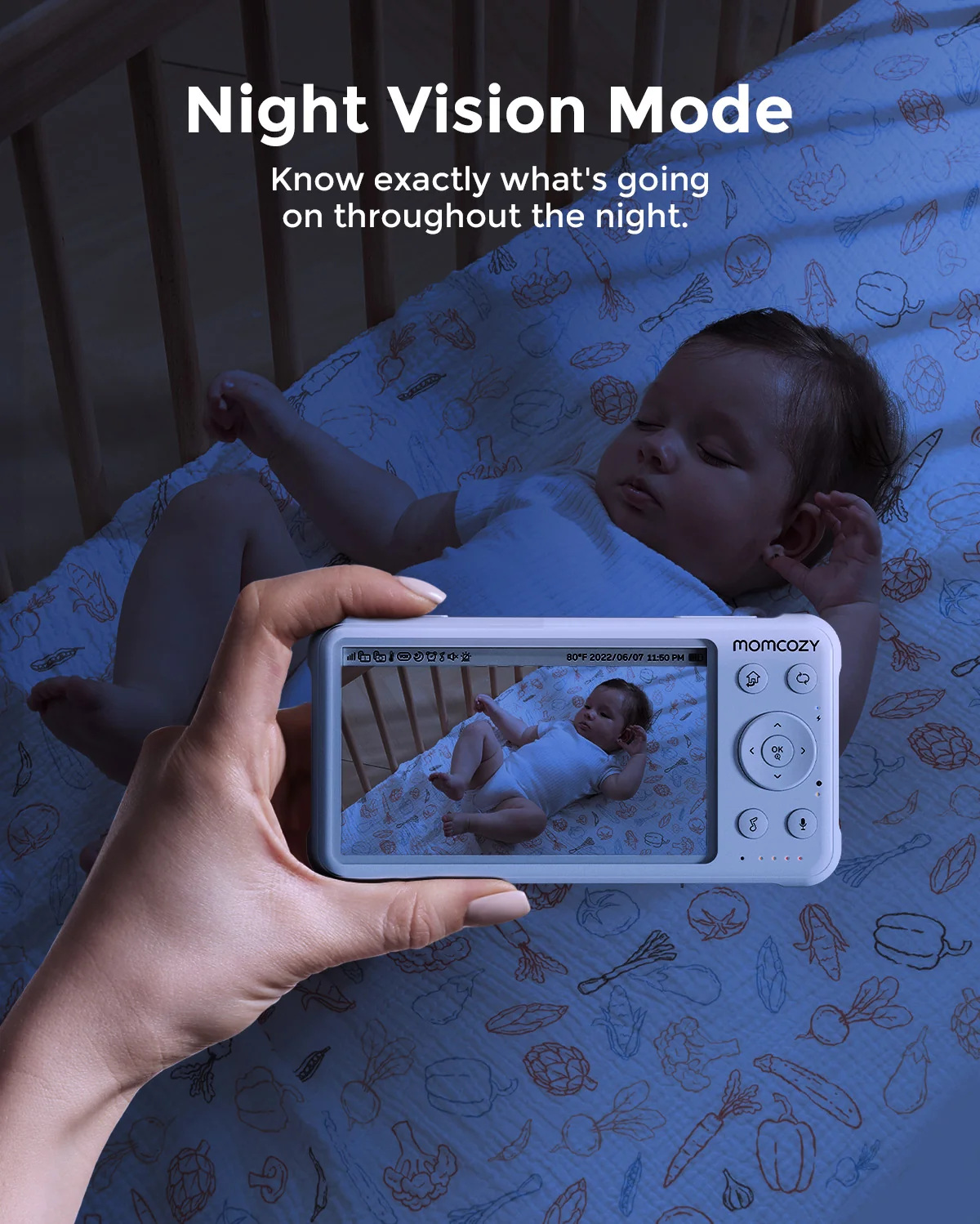 1080P High – Performance Video Baby Monitor BM01
