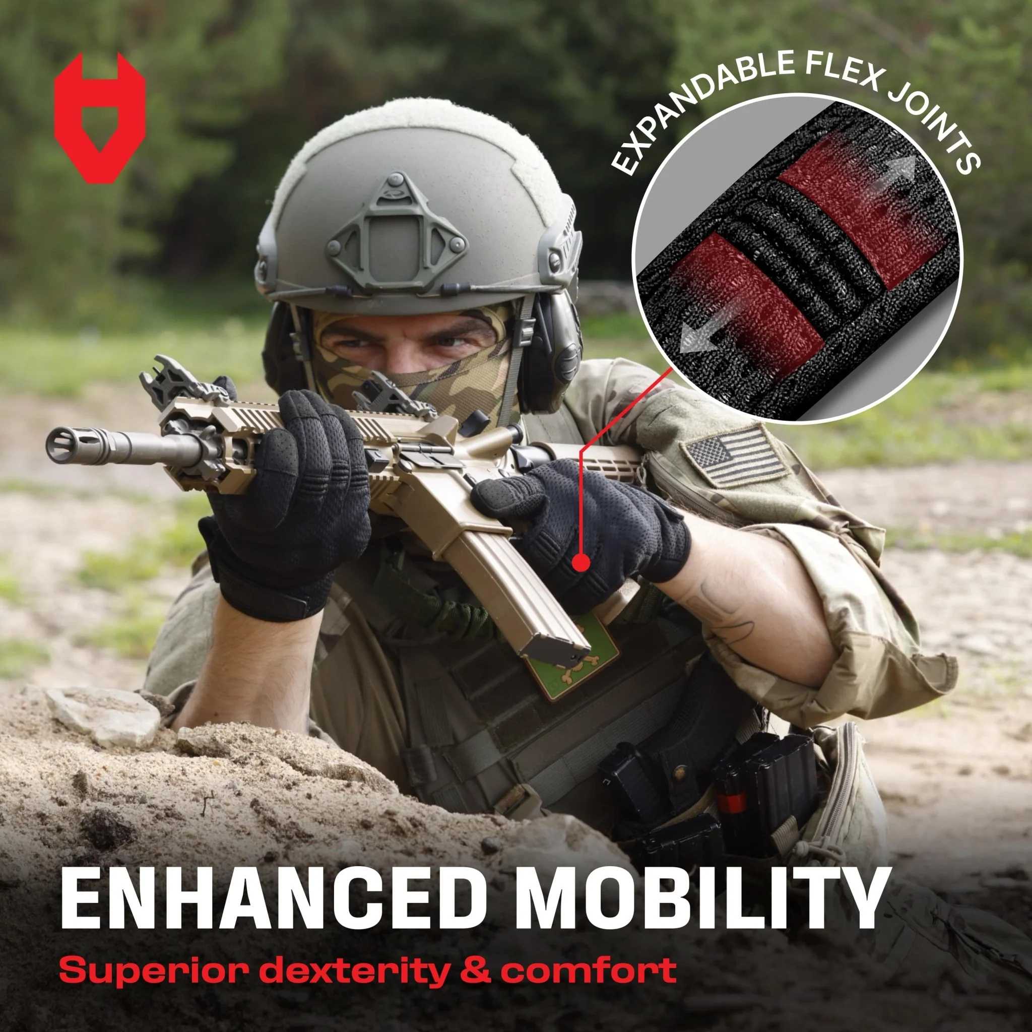ImpactFit+ Tactical Work Gloves – 50 PACK