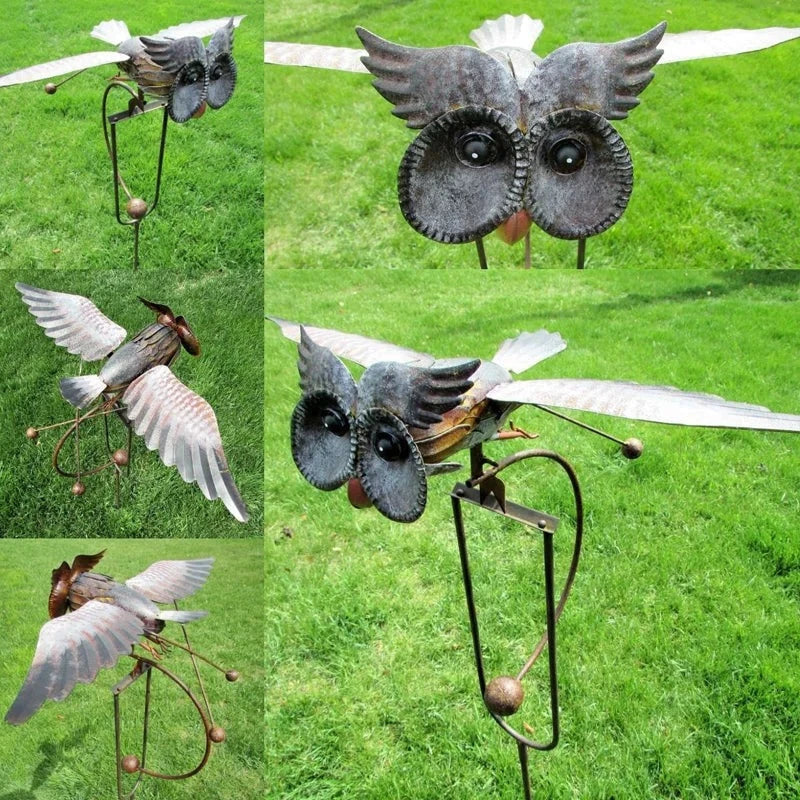 Bird Garden Sculpture for Patio and Outdoor Decoration