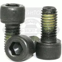 #10 X 3/4 Socket Head Cap Screws. Nylon Patch. Thermal Black Oxide. Alloy (Inch)
