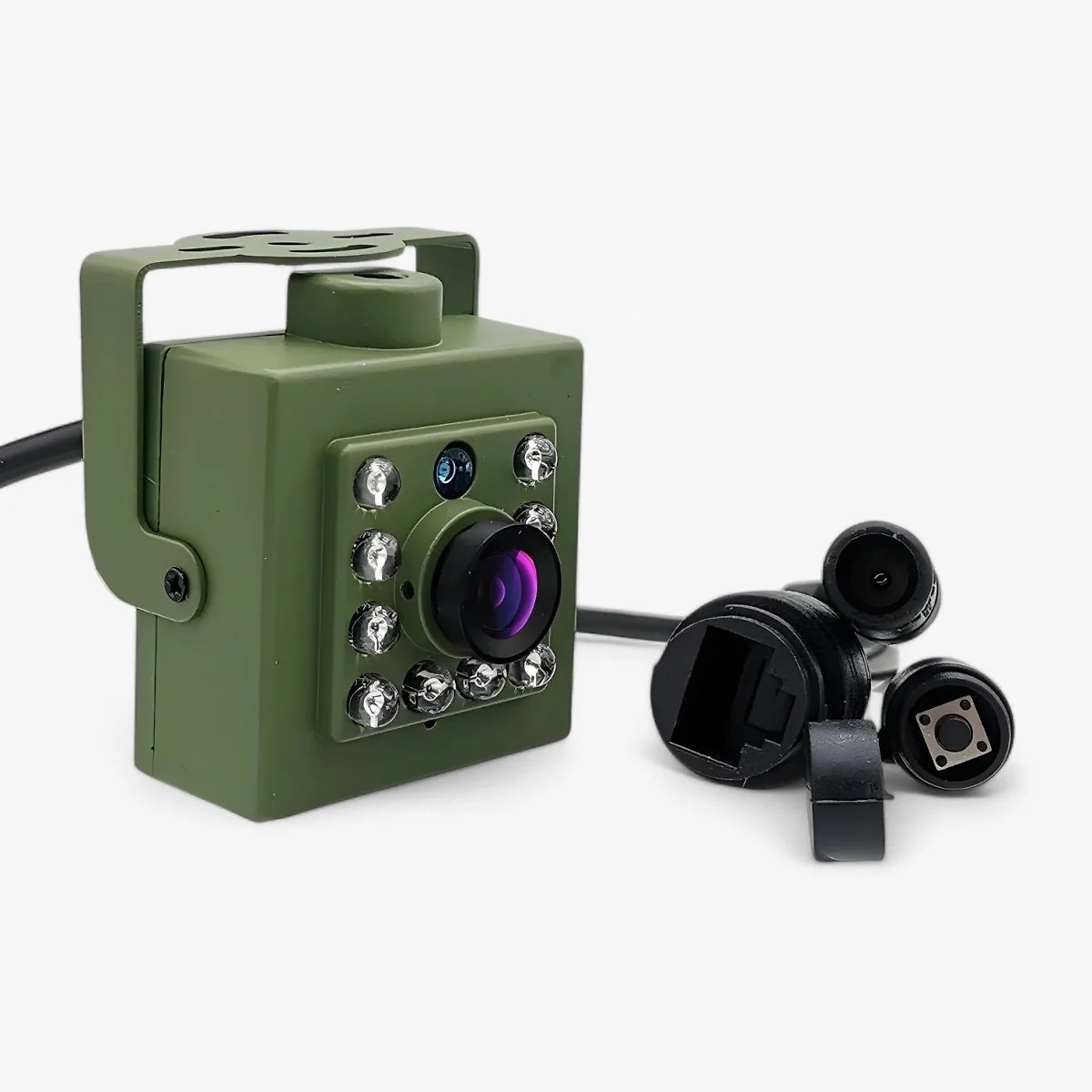 1080p HD weatherproof wildlife camera with night vision. motion detection. and remote access