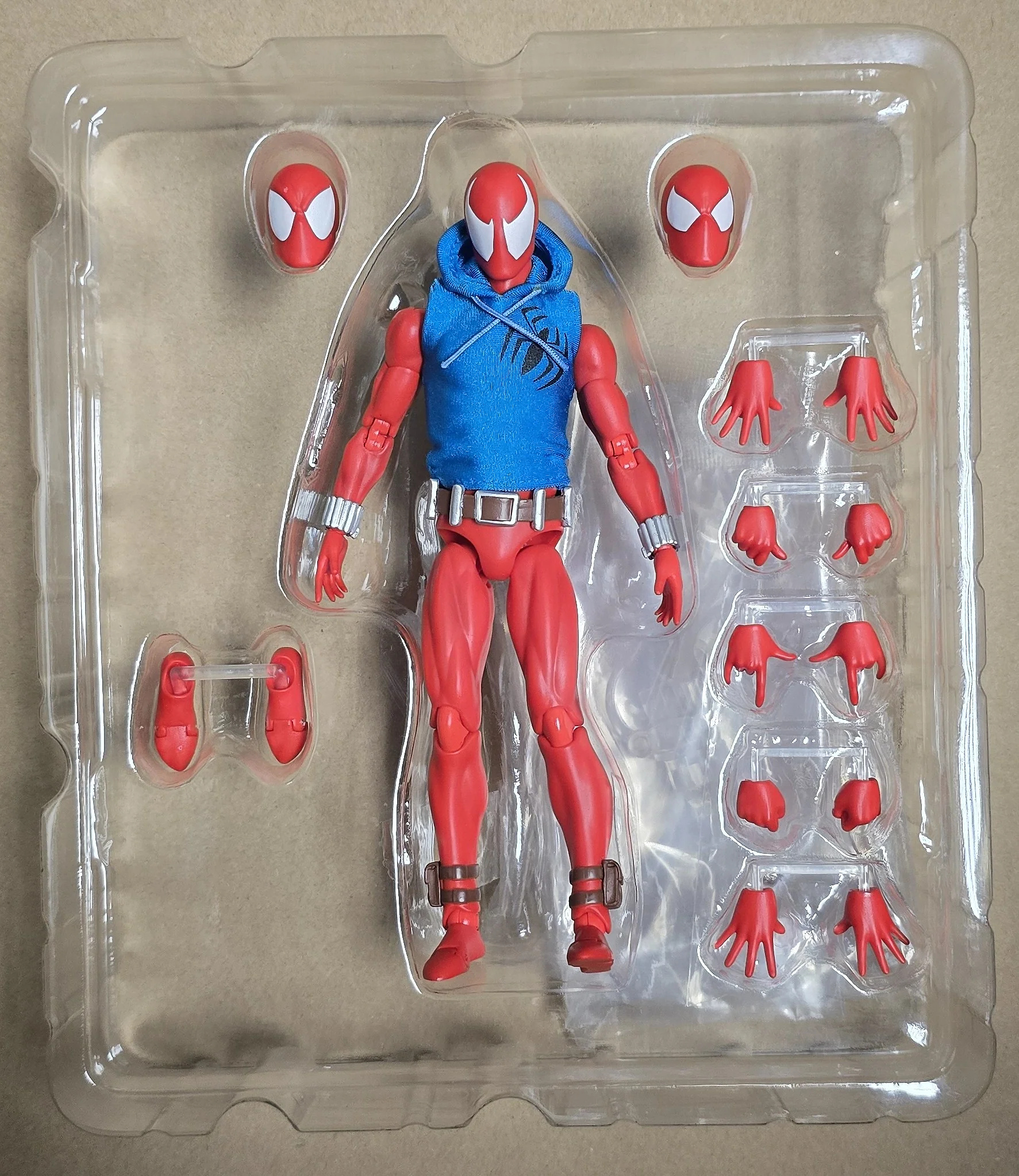 *Open Box* Mafex No. 186 Scarlet Spider (Comic Ver.) Action Figure Medicom