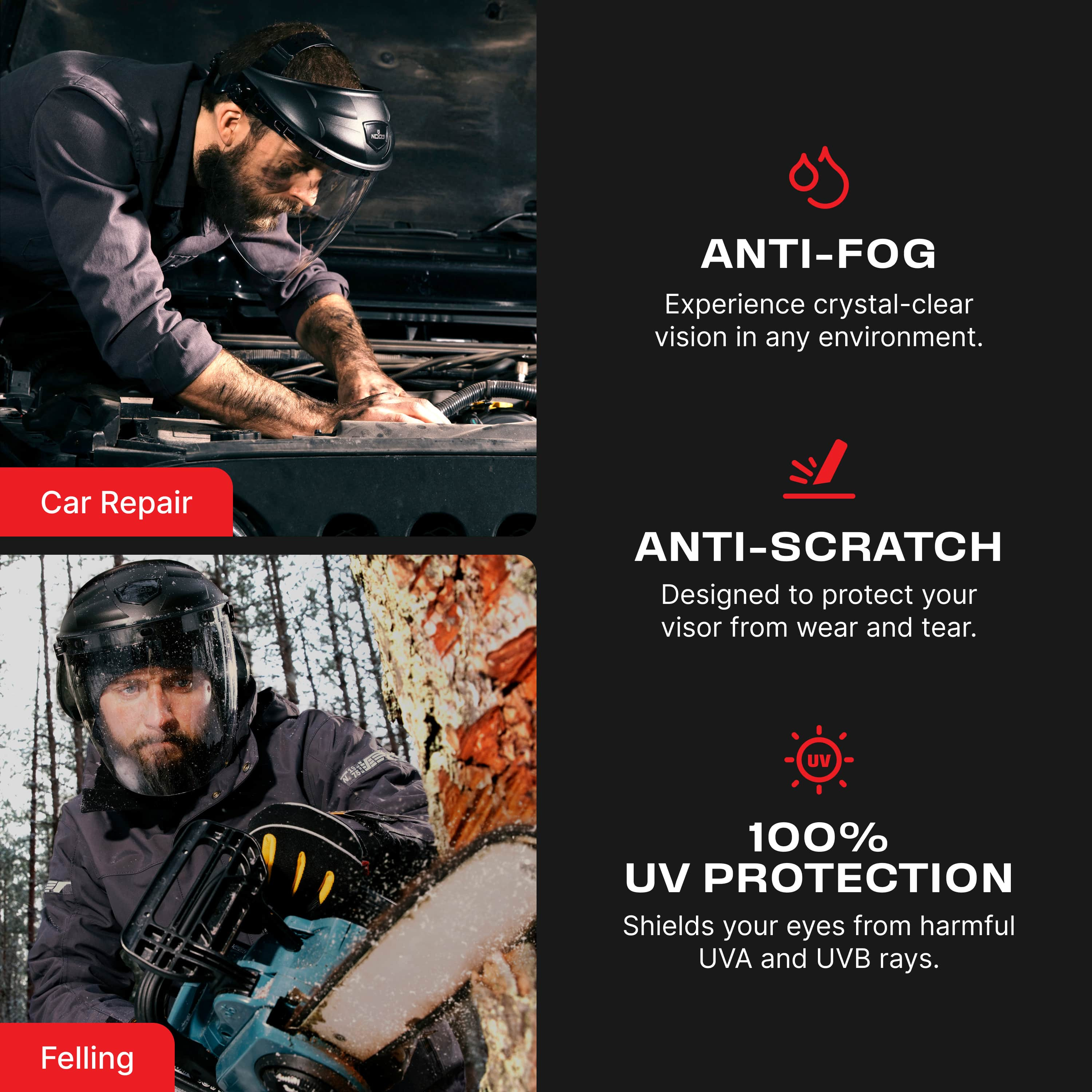 FaceArmor Pro Face Shield Spare Visors