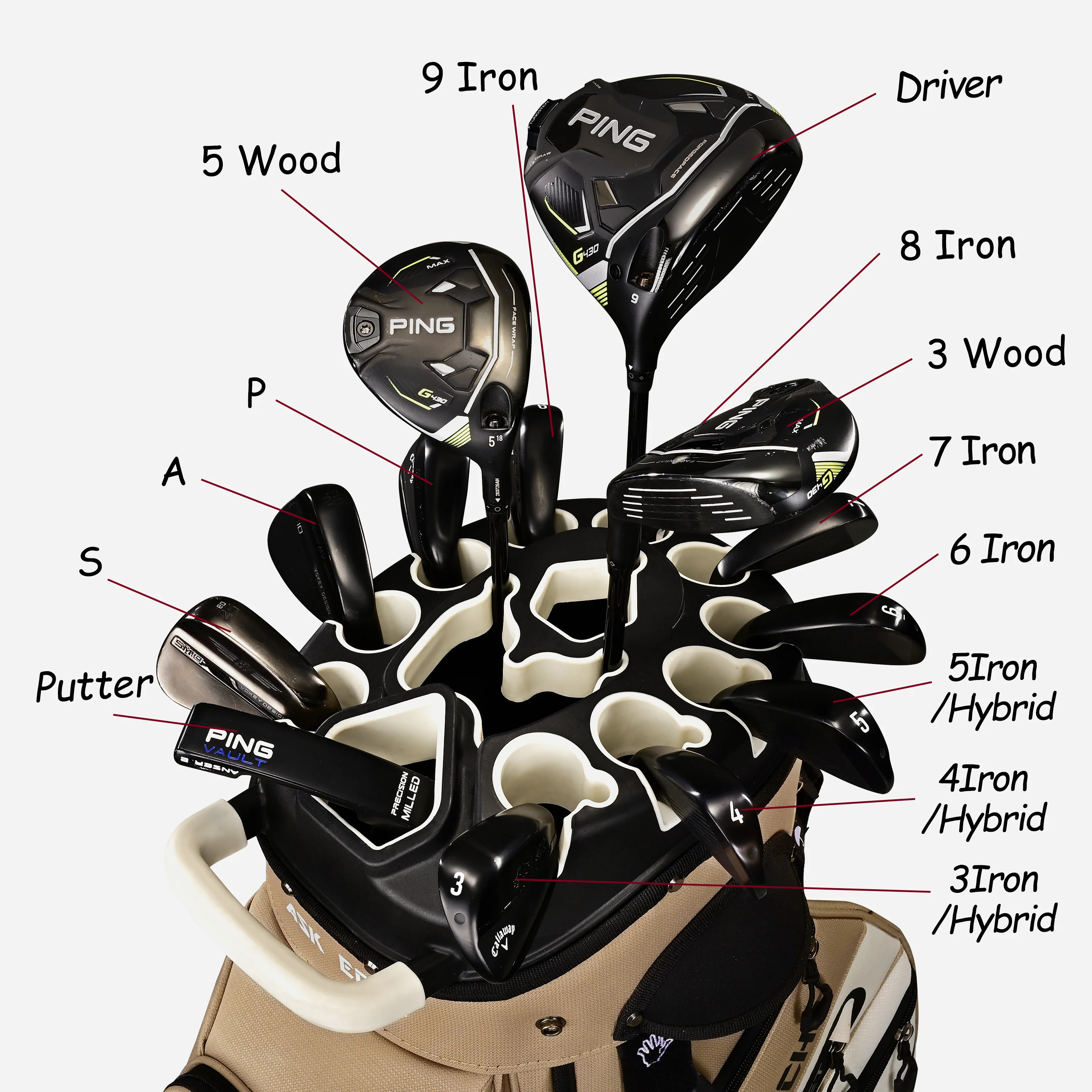T-LOCK 3.0 Cart Bag / Toasted Almond
