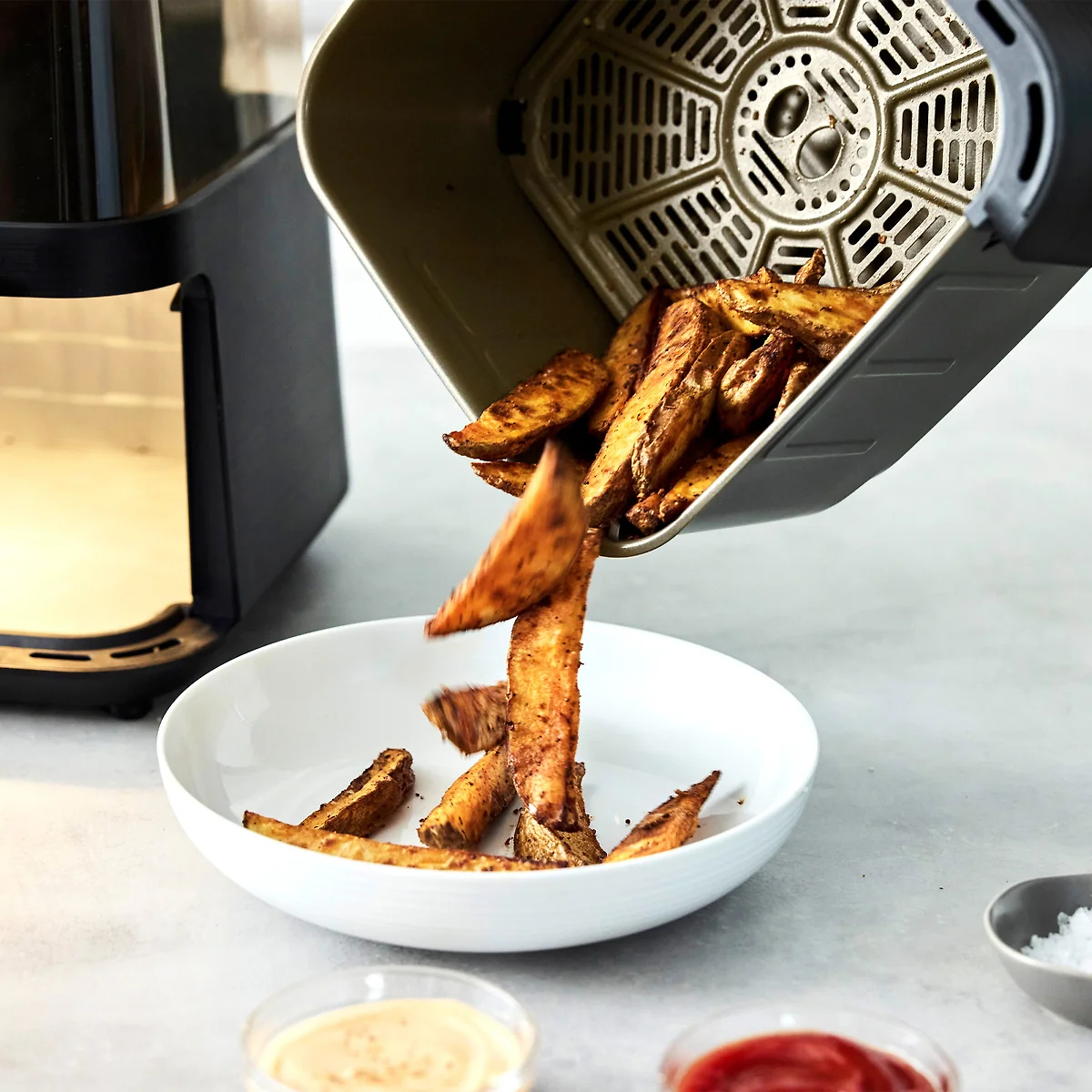 Bistro 7-Quart 360° Clear View Air Fryer