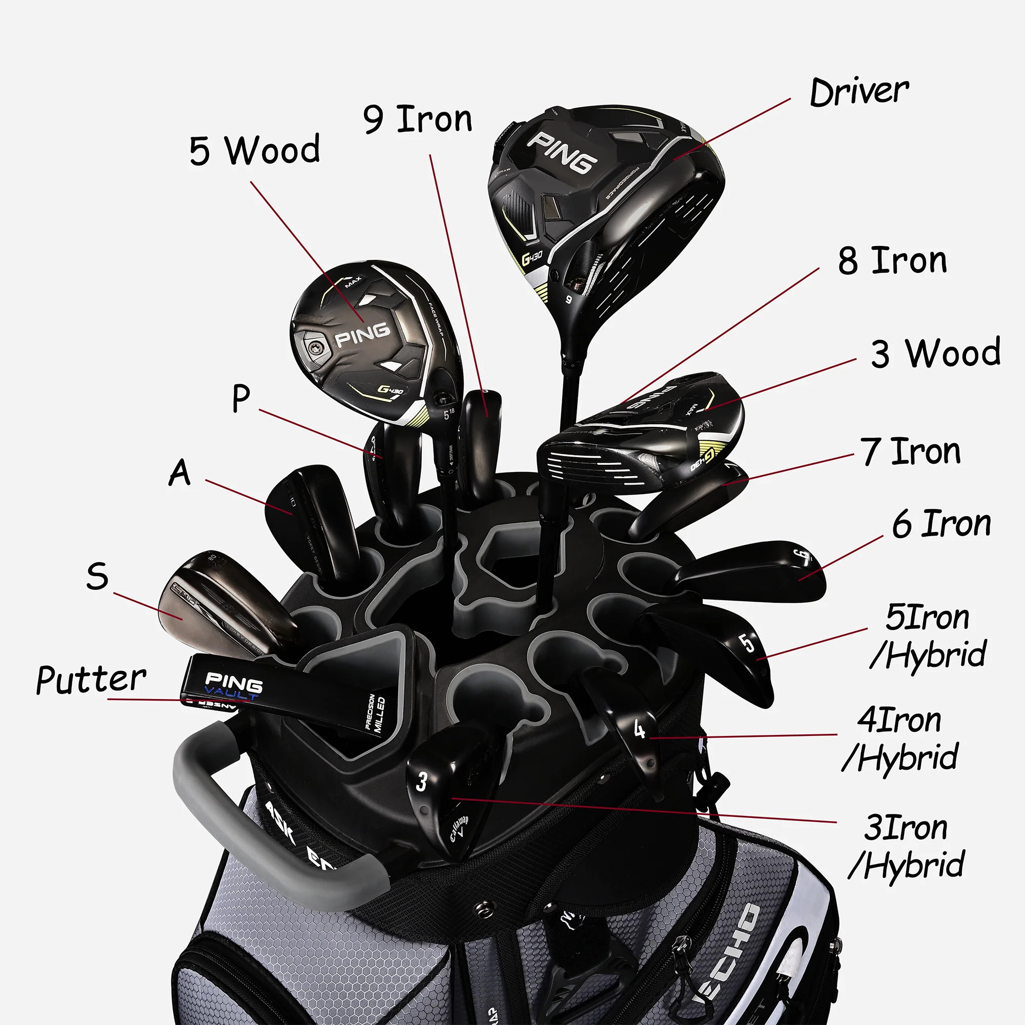 T-LOCK 2.0 Cart Bag / Grey