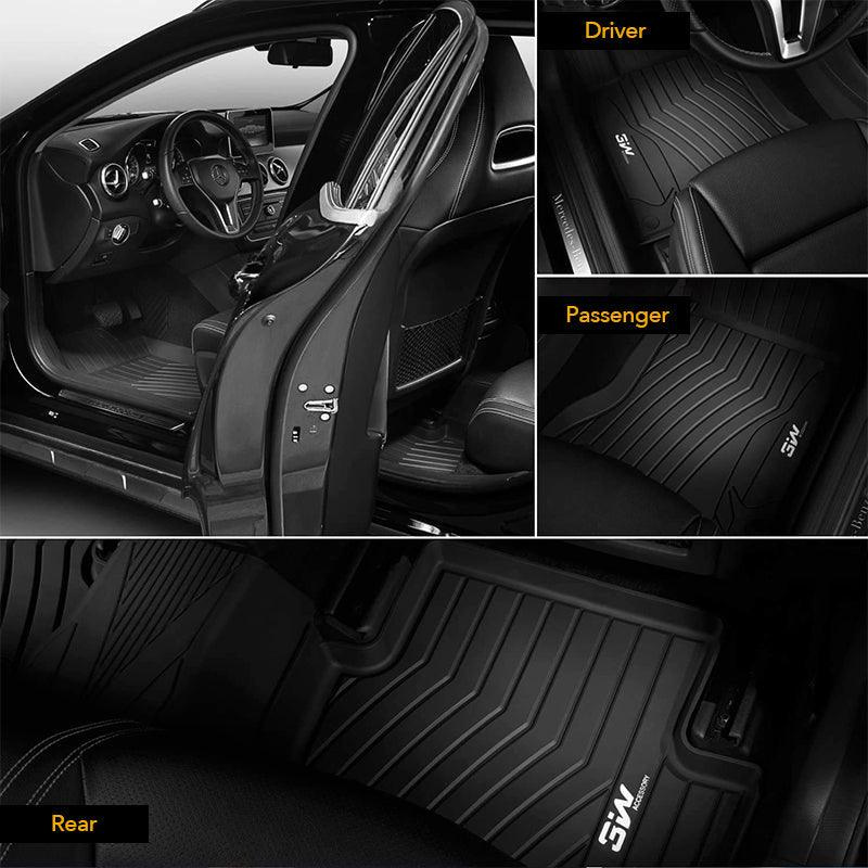 3W Mercedes-Benz CLA 2014-2019 Custom Floor Mats Thorex™ All-Weather Protection