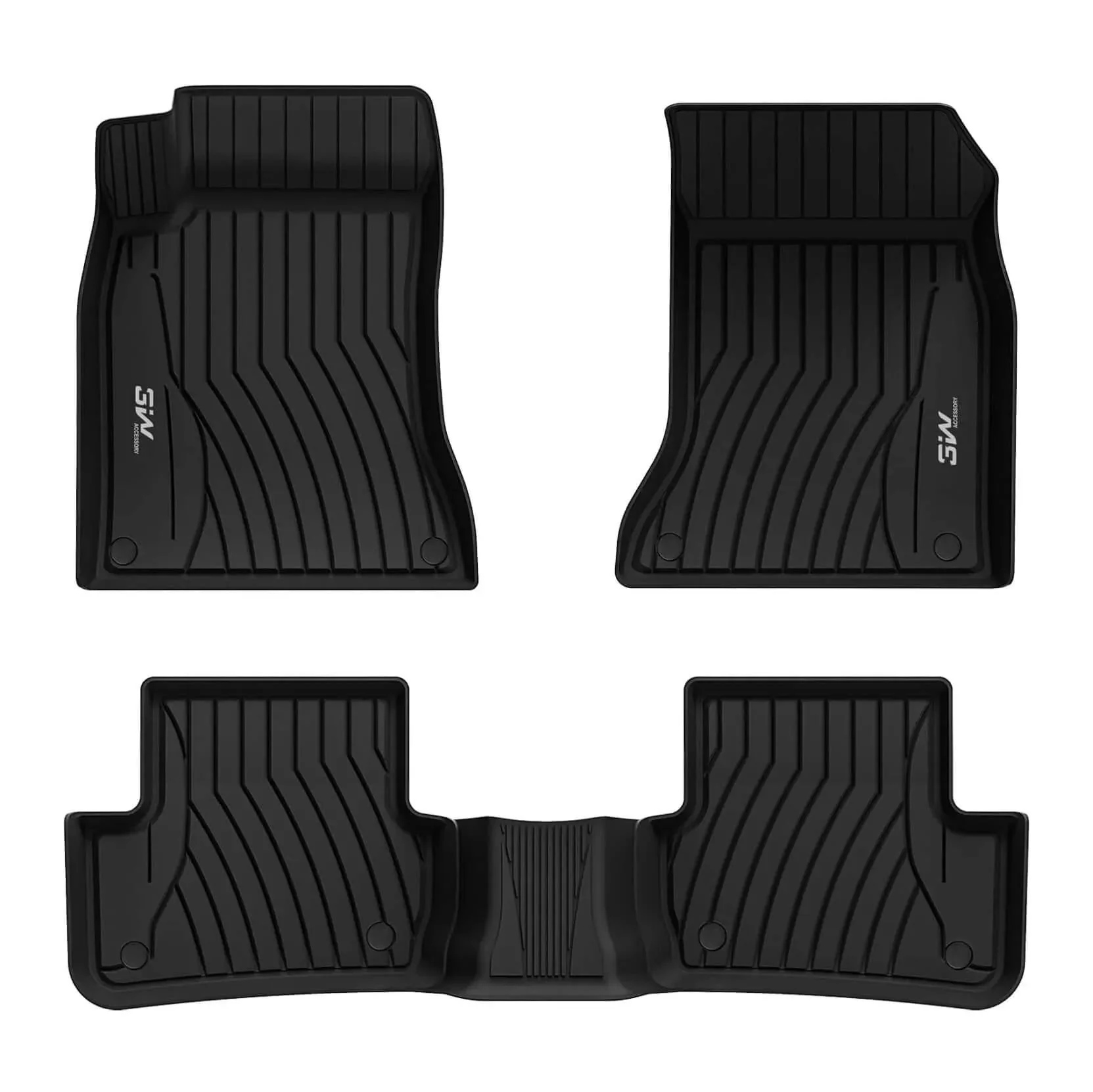 3W Mercedes-Benz GLA 2021-2026 Custom Floor Mats Thorex™ All-Weather Protection
