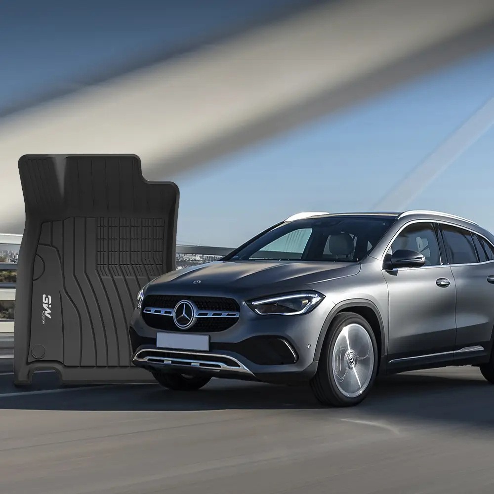 3W Mercedes-Benz GLA 2021-2026 Custom Floor Mats Thorex™ All-Weather Protection