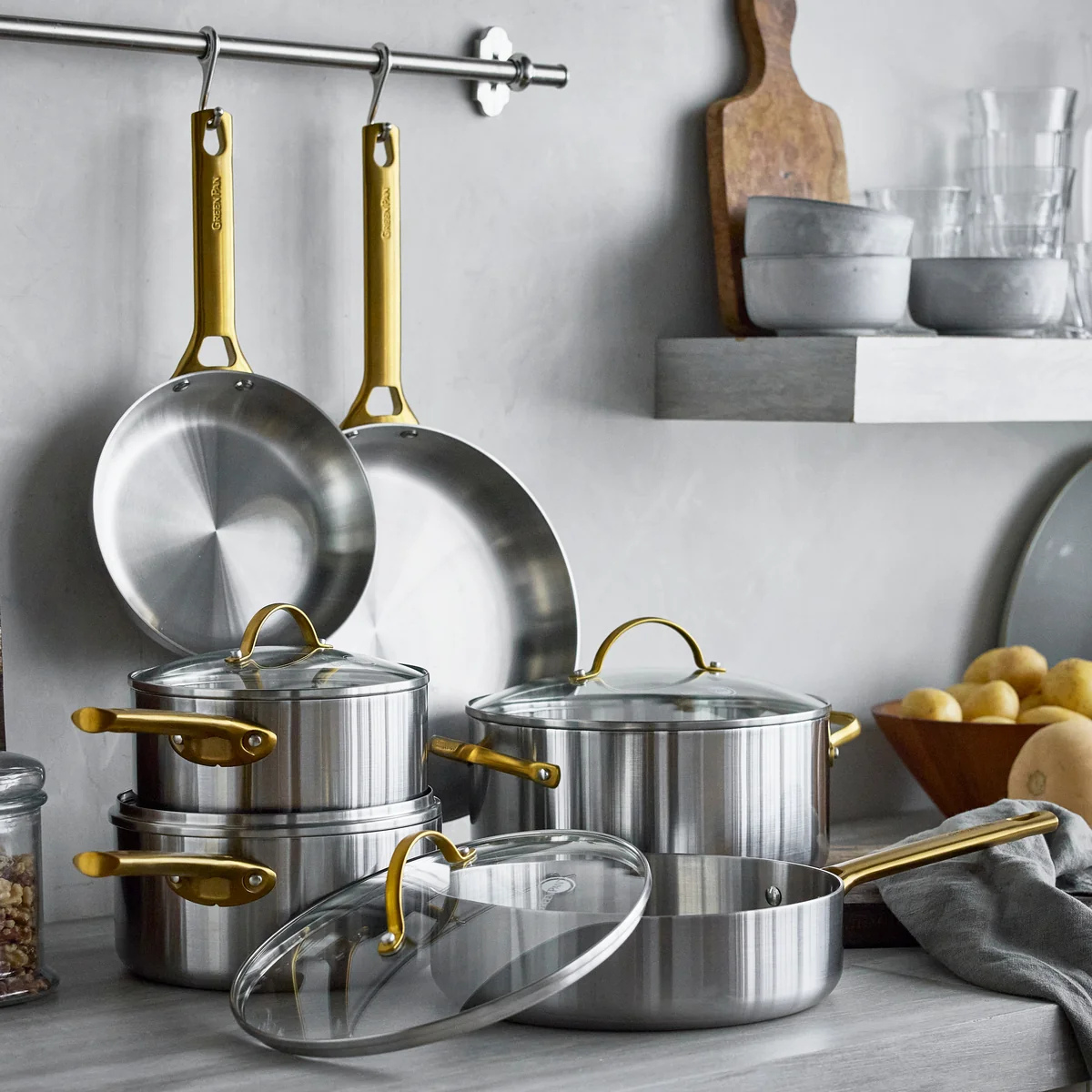Reserve Stainless Steel 10-Piece Cookware Set