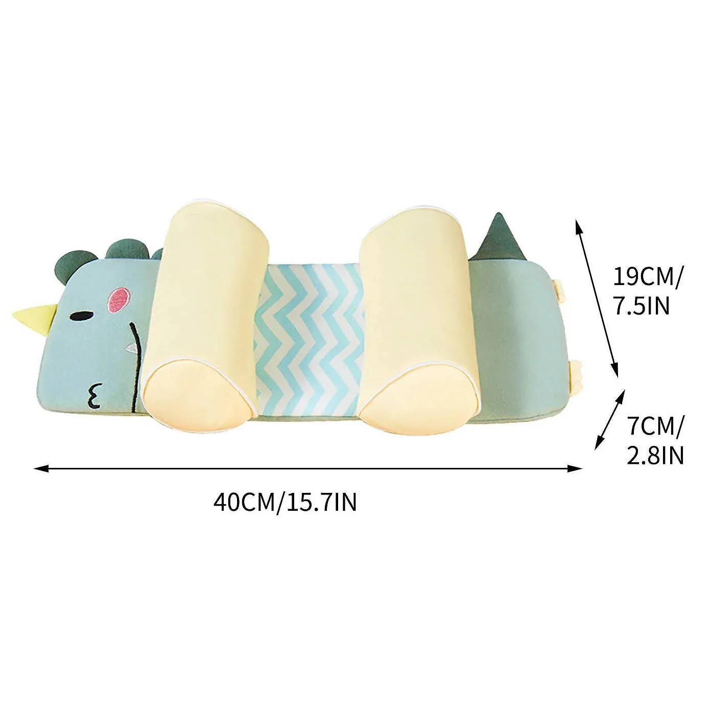 Adjustable Infant Head Support Pillow with 3D Breathable Mesh | Safe Comfort for Healthy Skull Growth