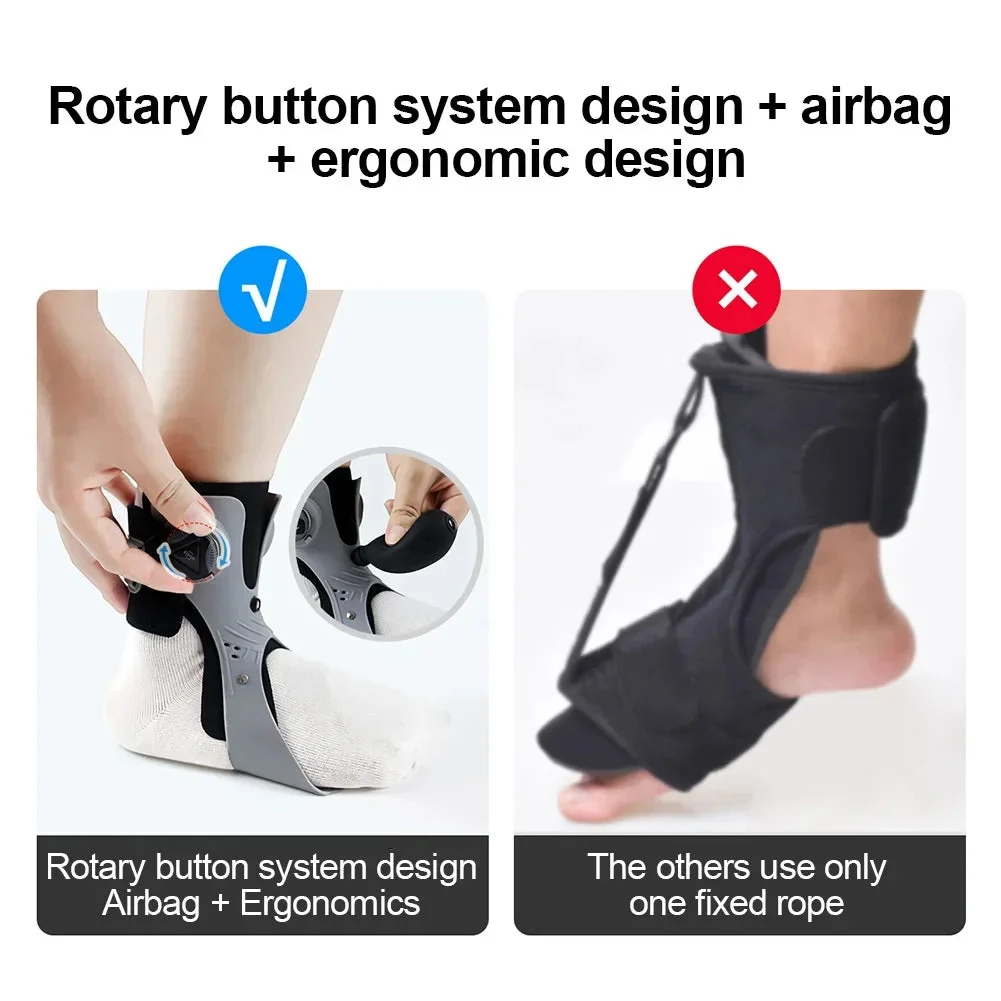Adjustable Ankle Support Brace | Dorsiflexion Assist for Enhanced Stability
