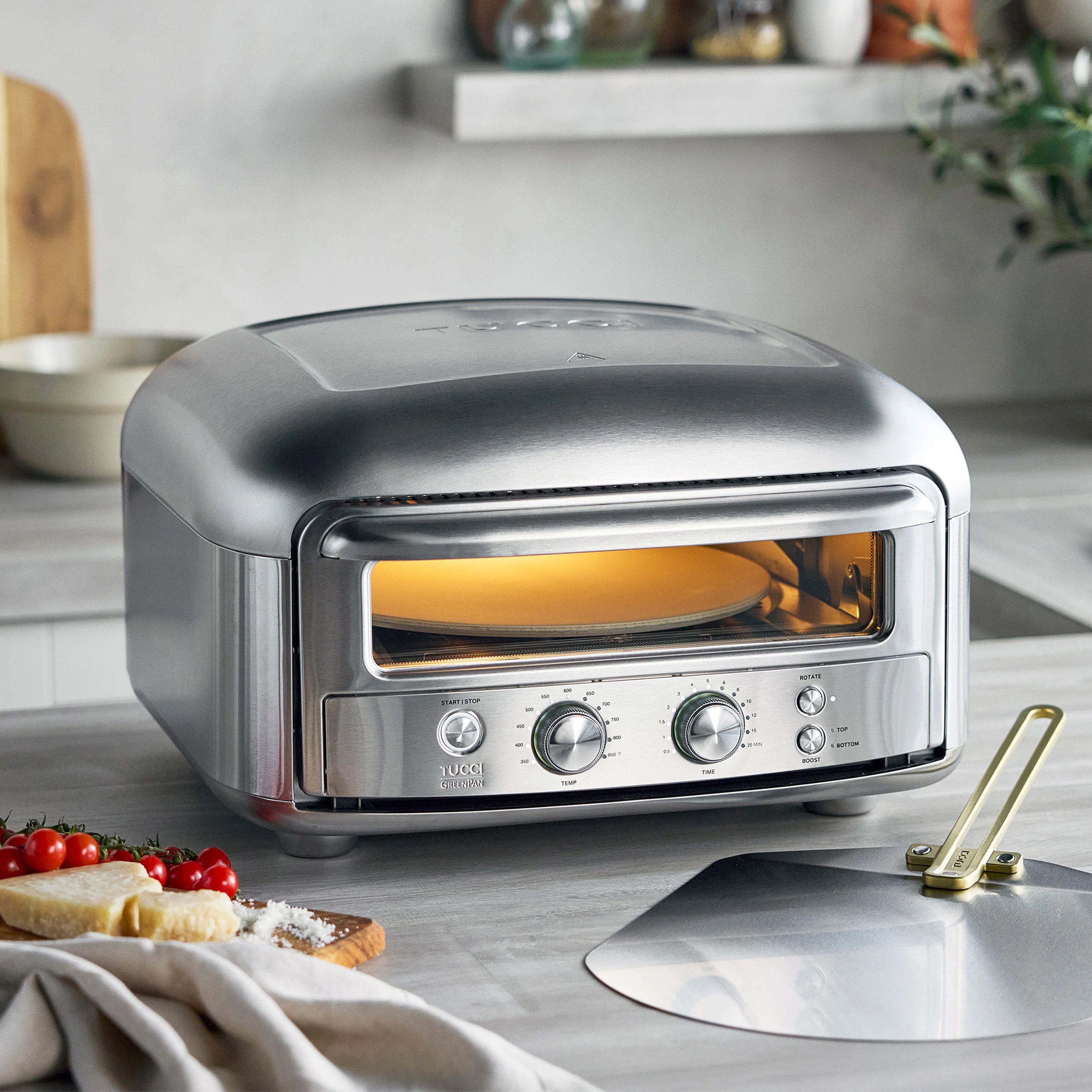 Stanley Tucci™ Indoor and Outdoor Pizza Oven | Stainless Steel