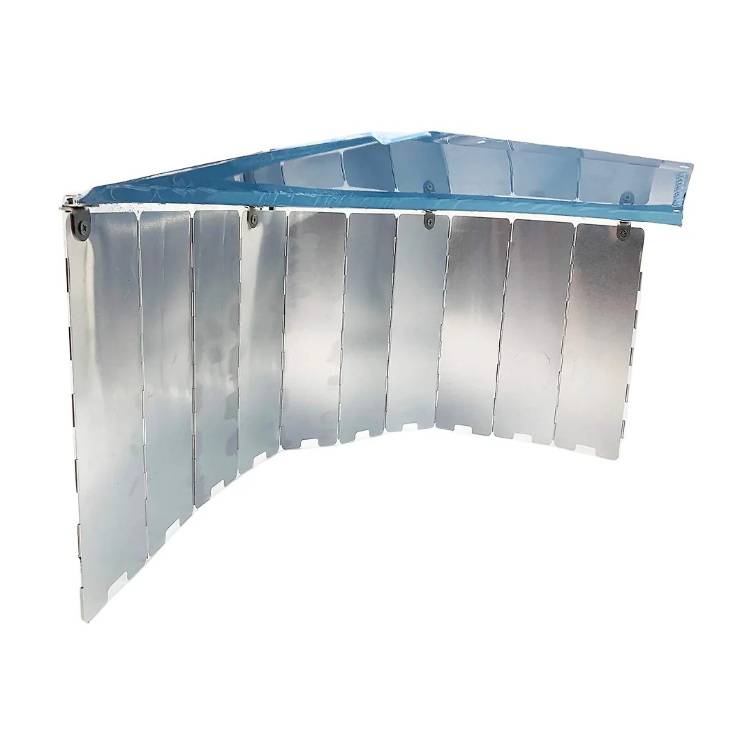 10-Panel Aluminum Patio Heater Heat Reflector Shield. Collapsible