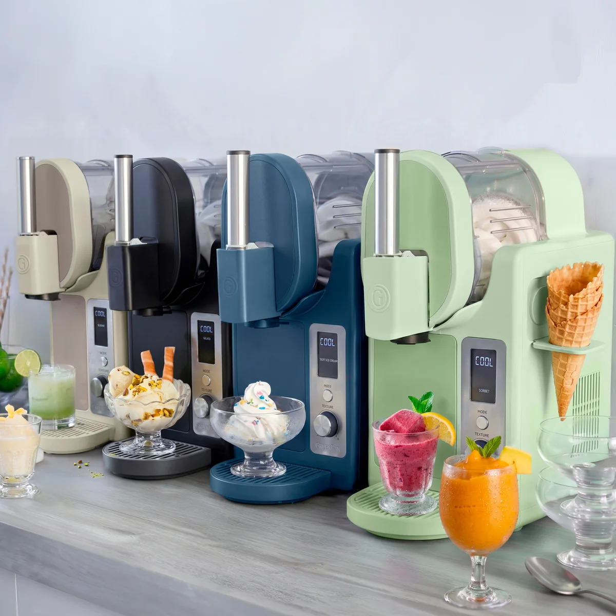 Frost Pro 16-in-1 Ice Cream. Gelato & Frozen Drink Maker | Cream