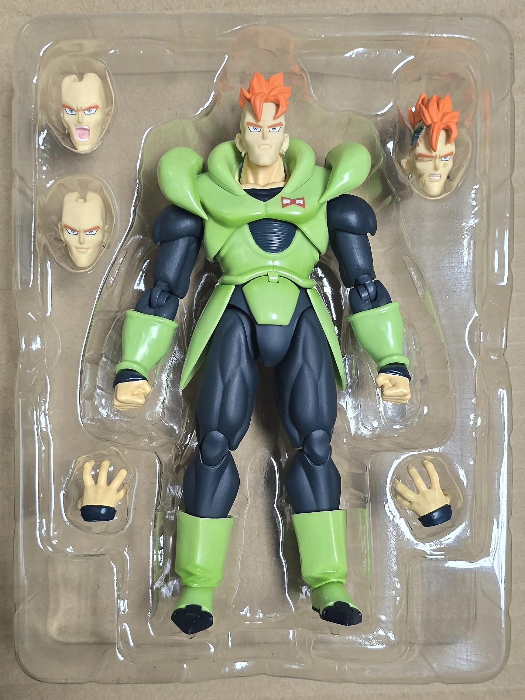 *Open Box* S.H. Figuarts Dragon Ball Z Android 16 Action Figure