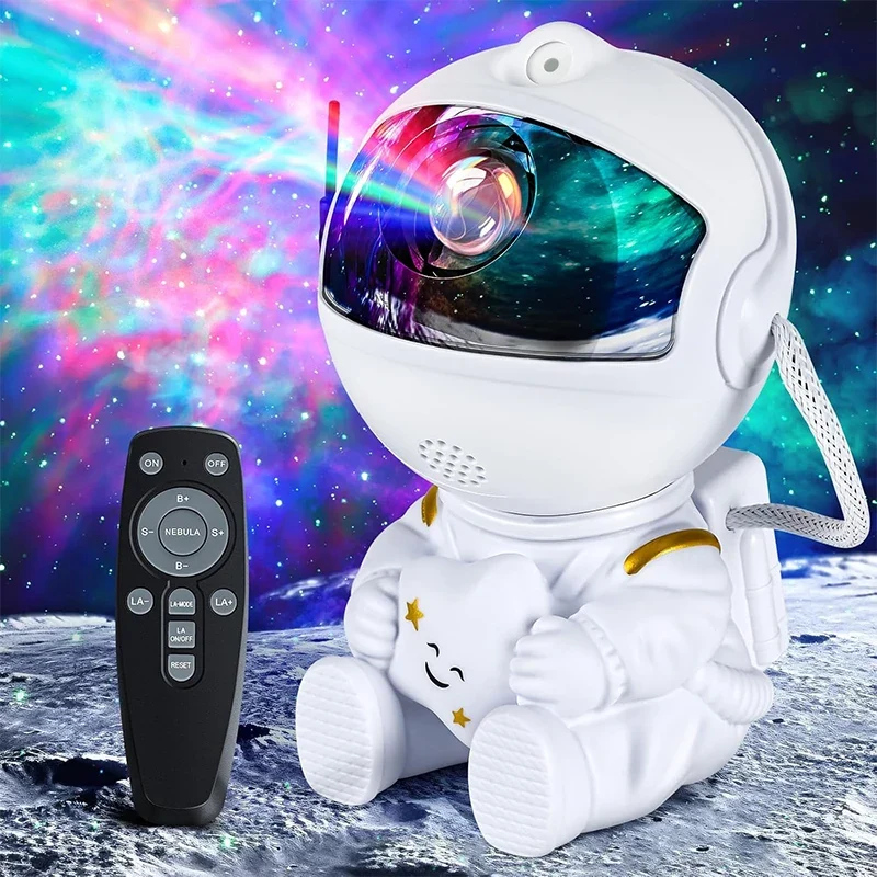 Astronaut Galaxy Projector Star Night Light for Kids Bedroom