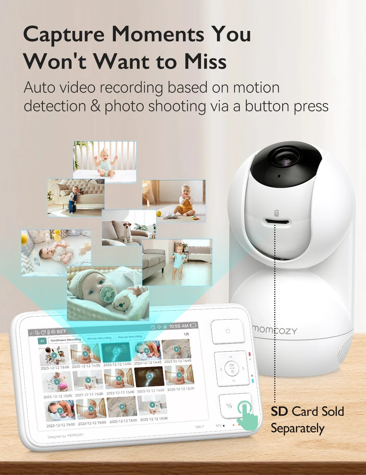 1080p Full HD Camera for Video Baby Monitor BM03