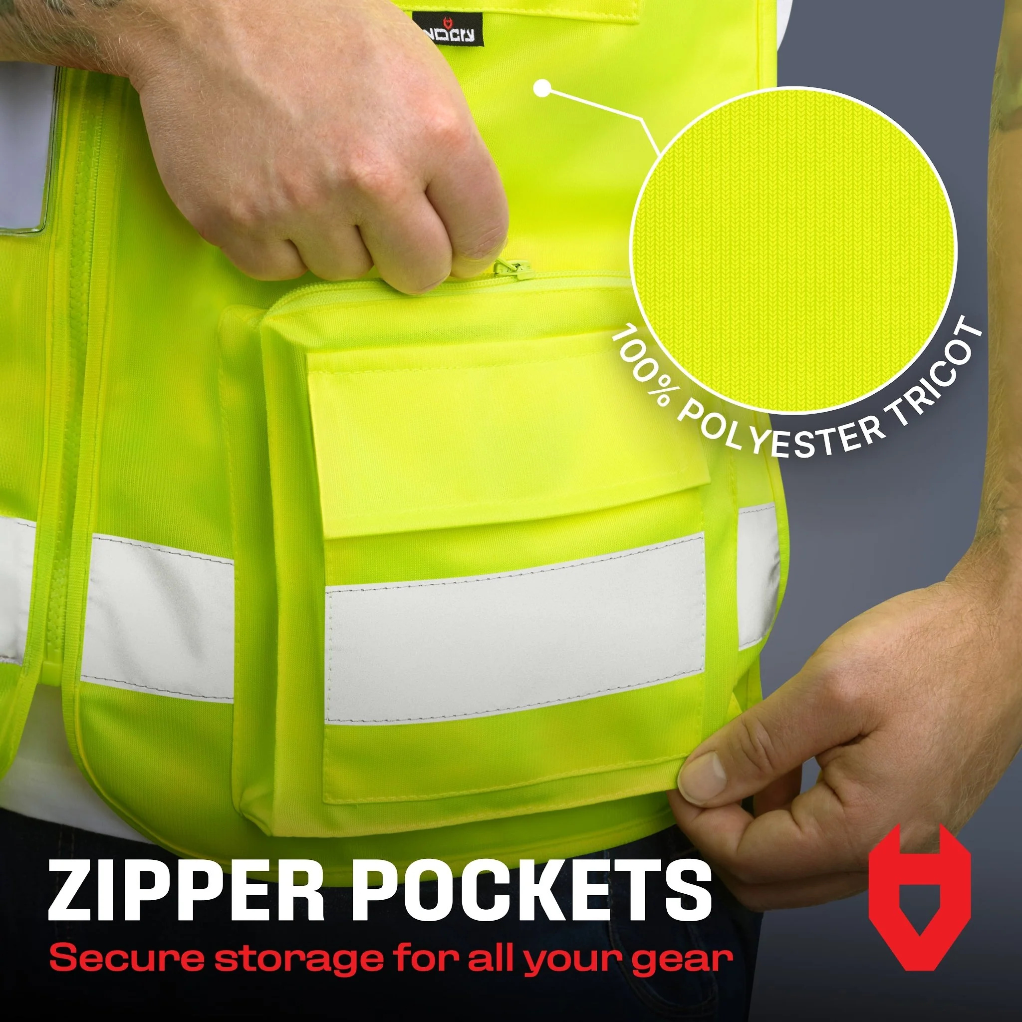 HiVis Vest Pro Functional Reflective Safety Vest