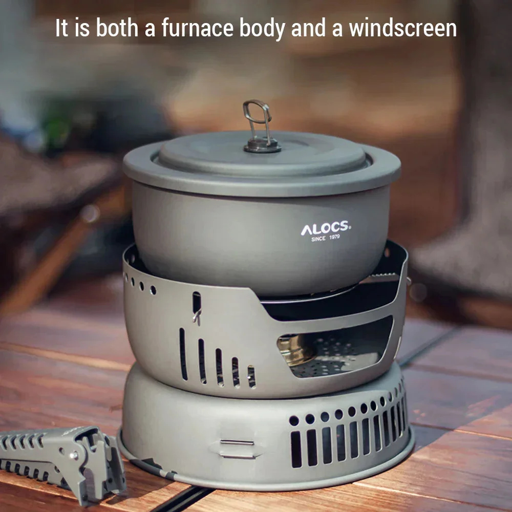 Adventure Cookware | Camping Cooking Set with Windshield | Lightweight Gear for Effortless Outdoor Meals