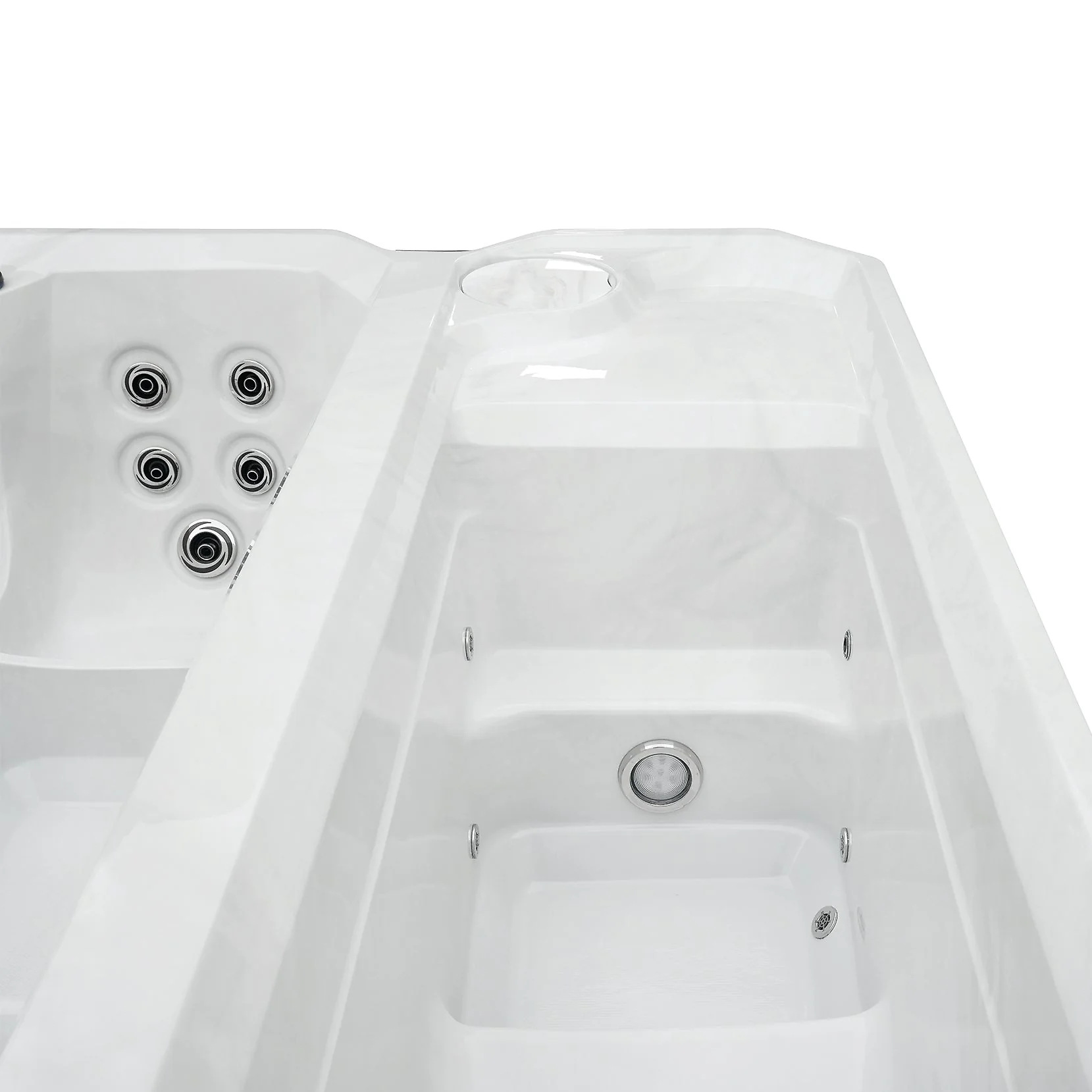 LIFETREND Sierra 3 Person Hot Tub & Cold Plunge Combo