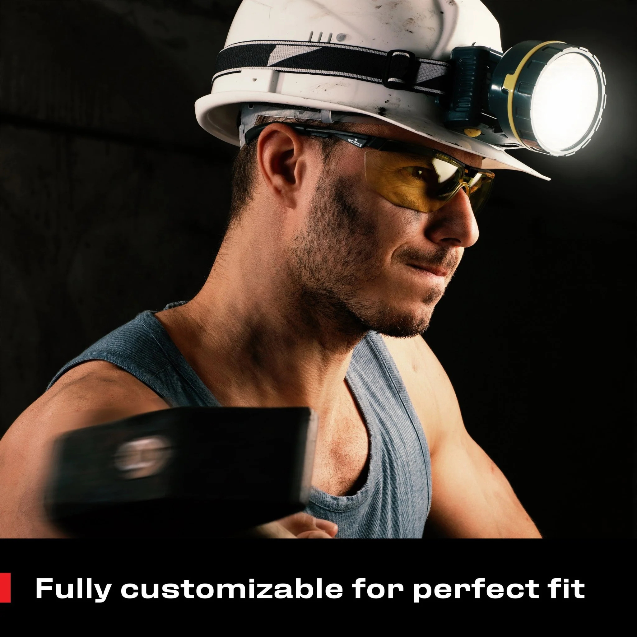 EyeArmor Pro Yellow Tinted Safety Glasses