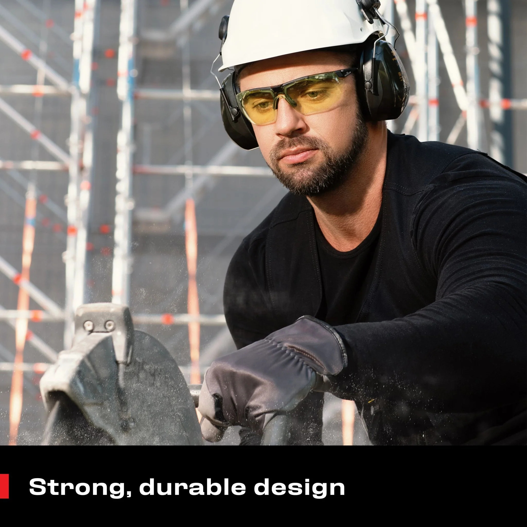EyeArmor Pro Yellow Tinted Safety Glasses