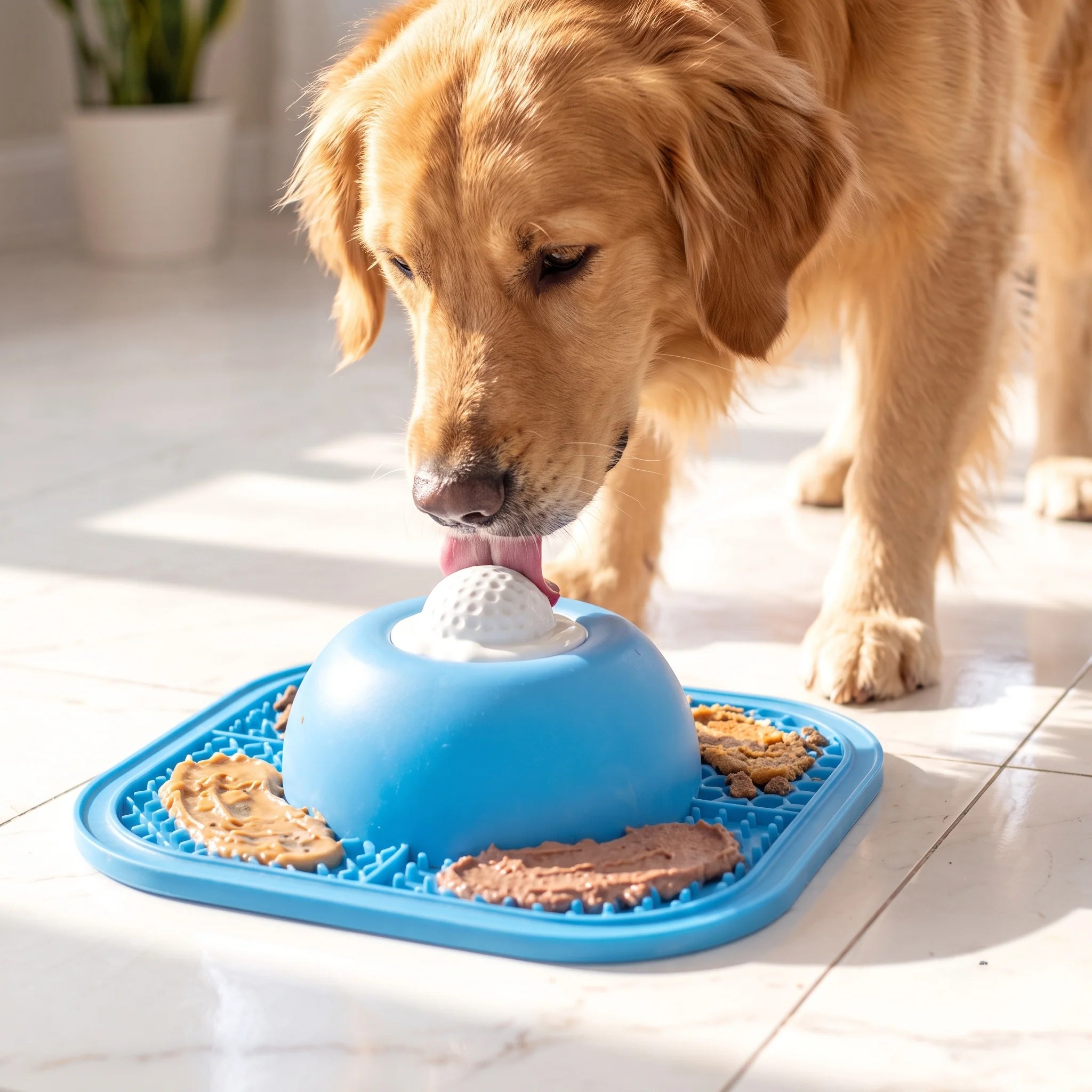 Interactive Pet Lick Mat & Slow Feeder Bowl - Enhance Your Pet's Feeding Fun