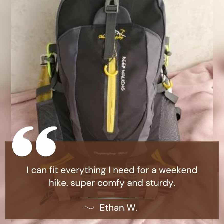 Adventure Gear | 40L Waterproof Hiking Backpack with Lightweight Design | Durable & Spacious for Outdoor Adventures