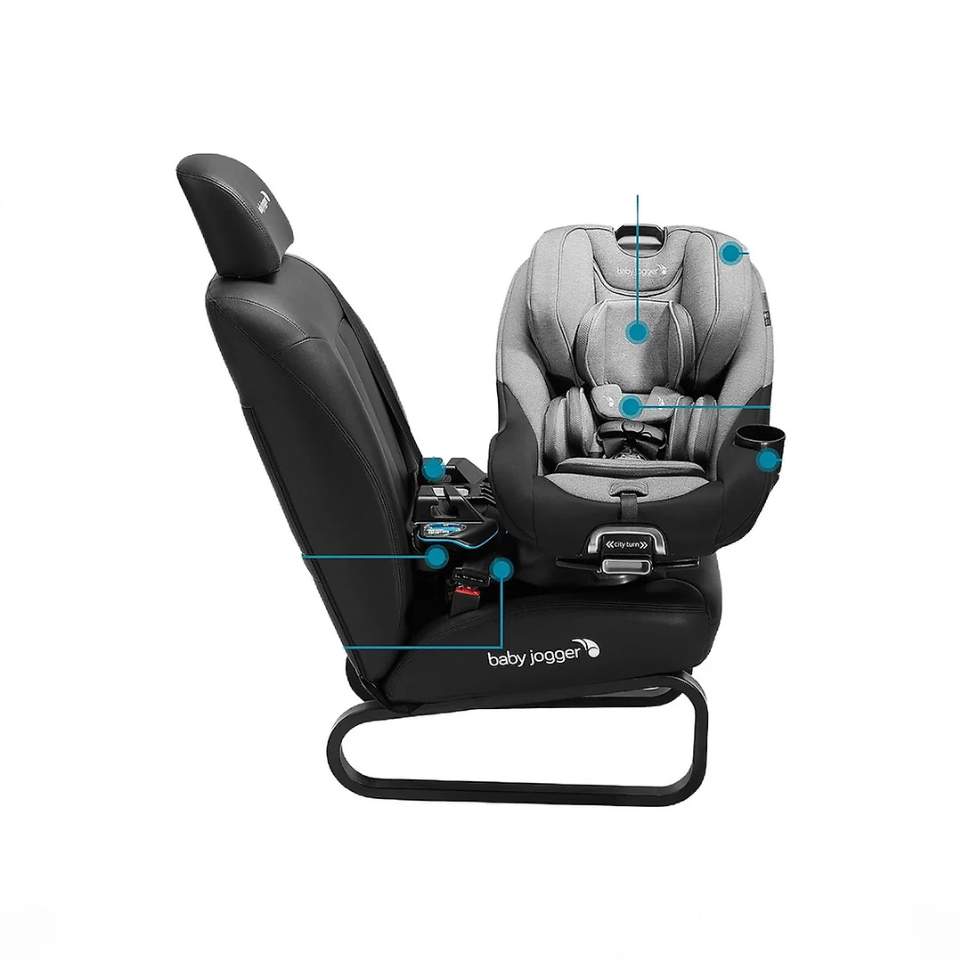 Baby Jogger City Turn Car Seat. 2025. Onyx Black