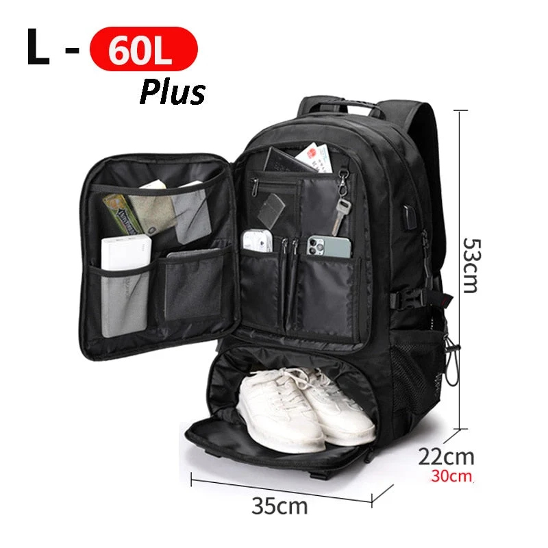 Adventure Gear | Large Capacity Travel Backpack with Water-Resistant Design | Versatile Companion for Outdoor Activities