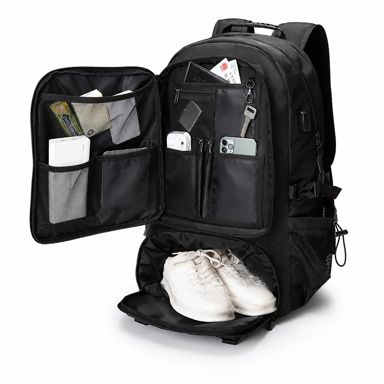Adventure Gear | Large Capacity Travel Backpack with Water-Resistant Design | Versatile Companion for Outdoor Activities