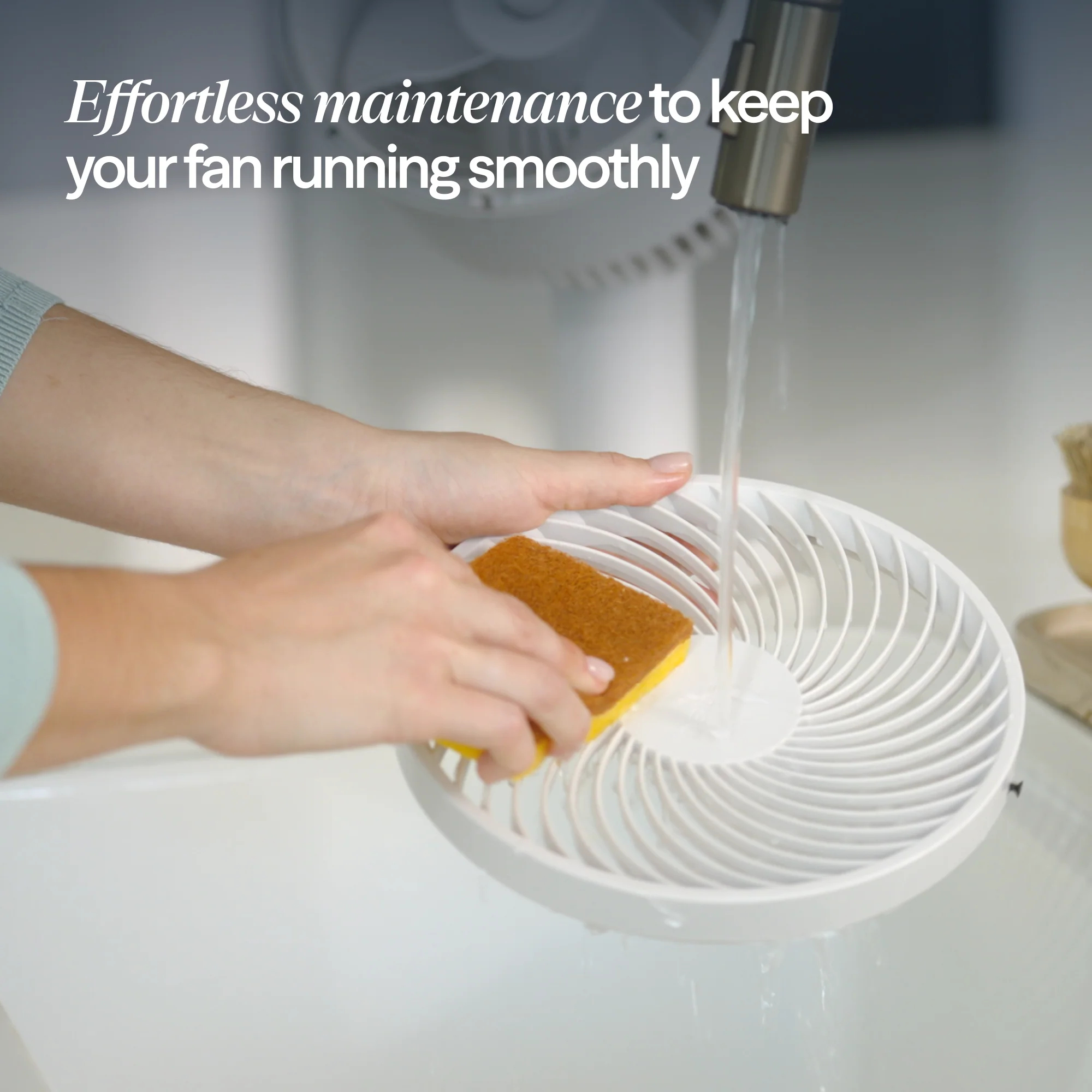 CoolDrift™ Air Circulator Fan – Cloud linen