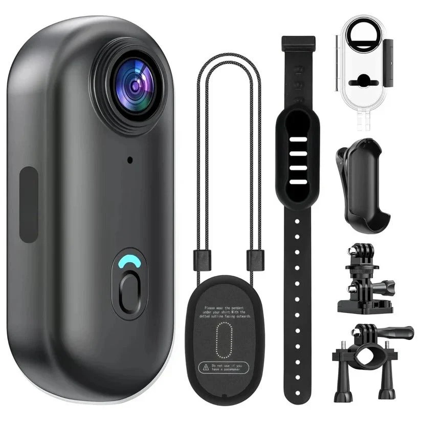 Adventure Camera | Ultra-Portable 4K Camera with Waterproof Design | 128GB Memory for Stunning Filming