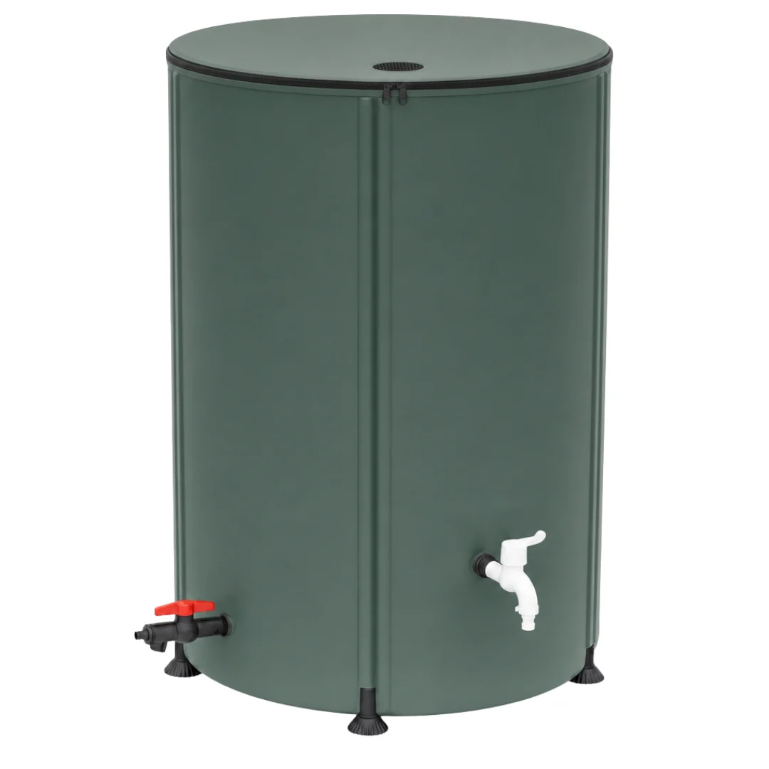 105 Gallon Collapsible Rain Barrel for Garden & Gutter Collection