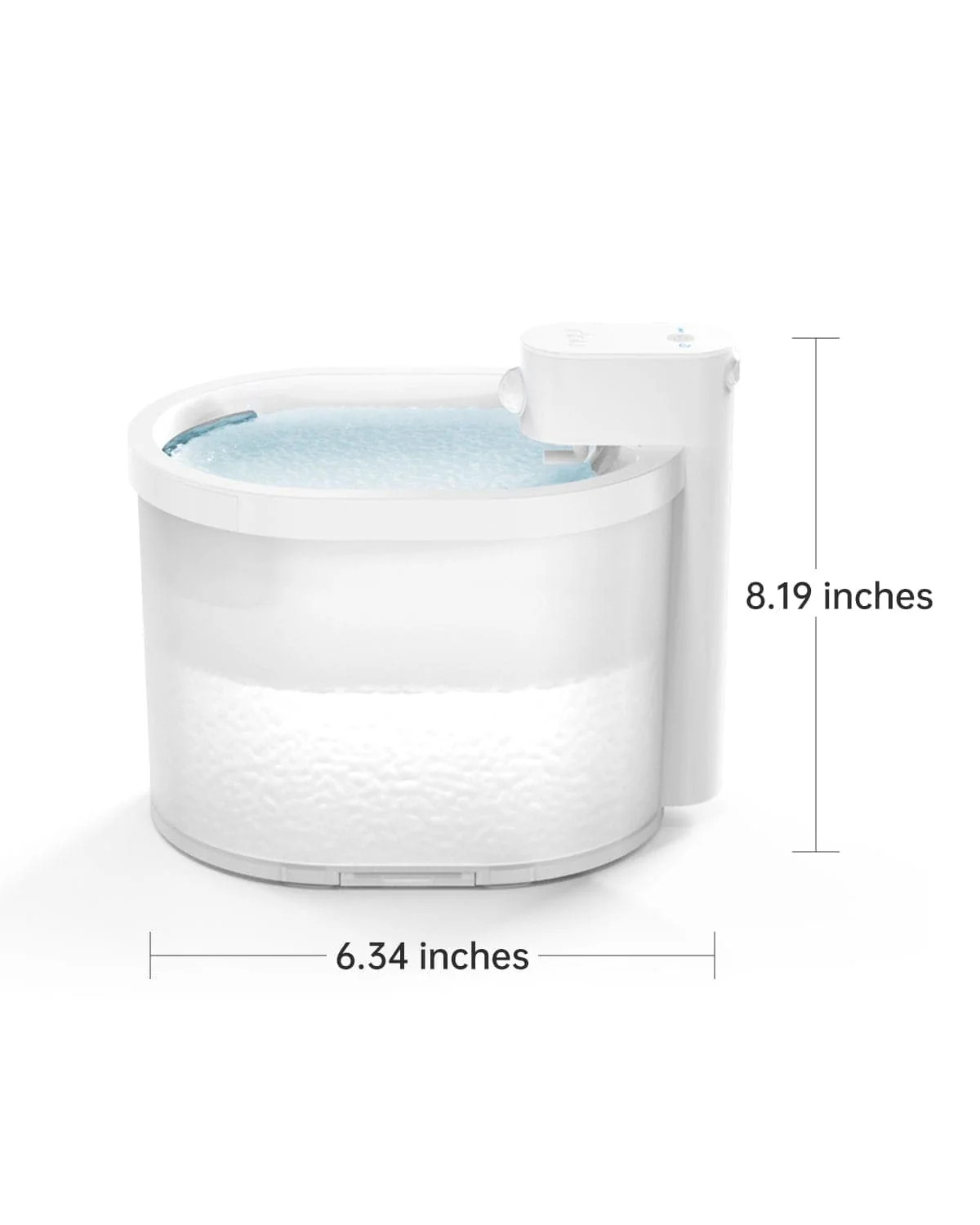 UAHPET 2 packs ZERO Cat Water Fountain with Filters