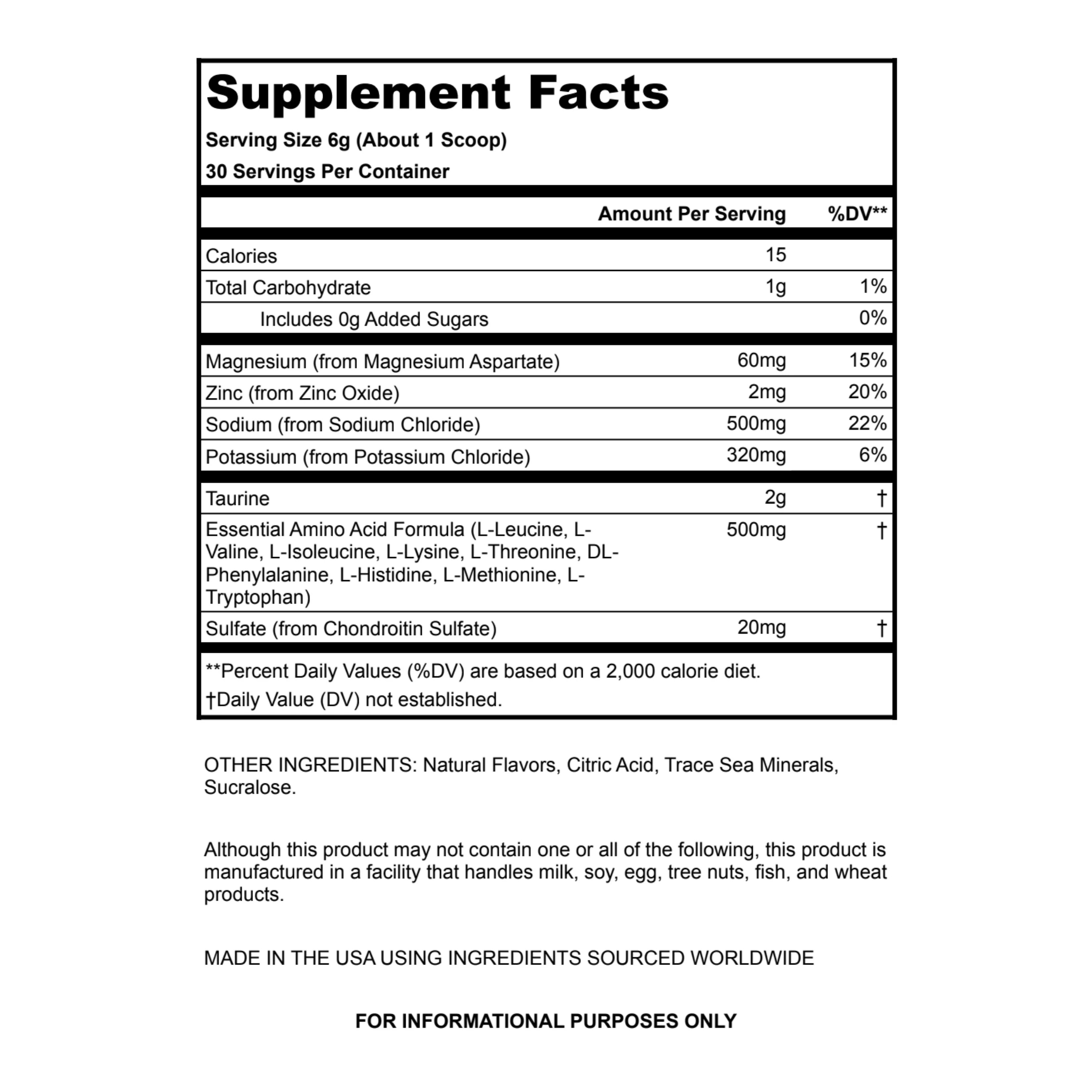 Hydration – Electrolytes + EAAs V2