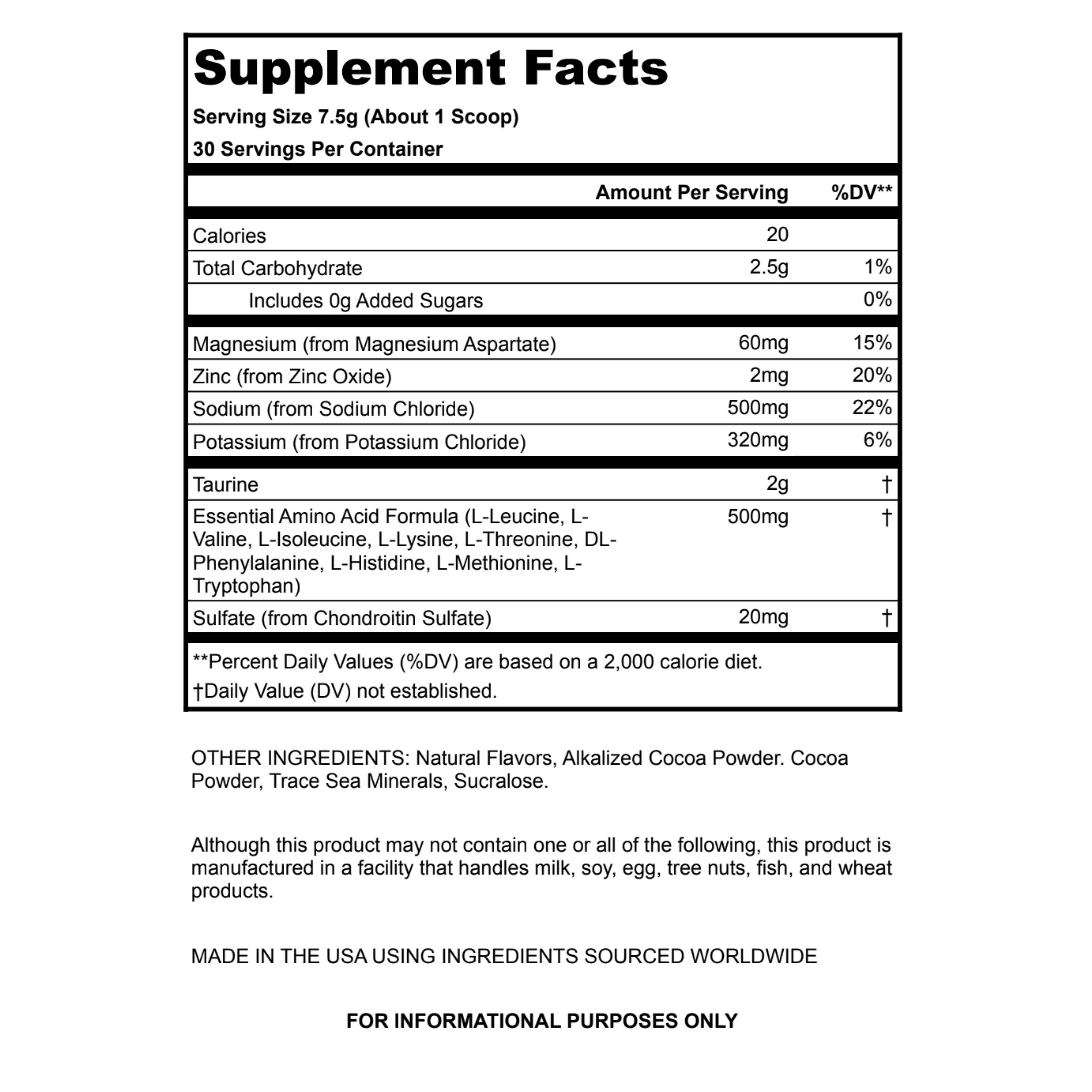 Hydration – Electrolytes + EAAs V2