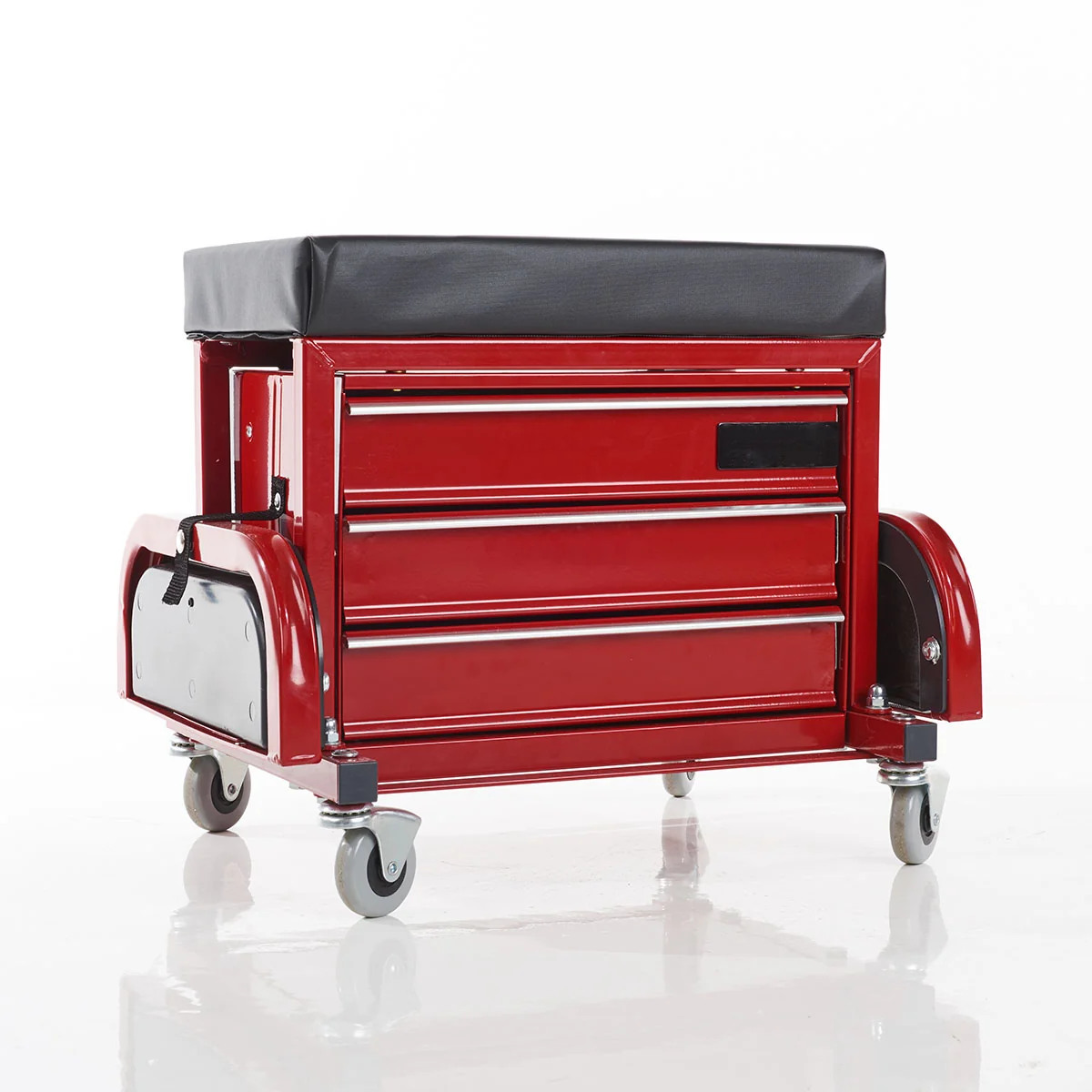 Rolling Toolbox Stool by Sharper Image