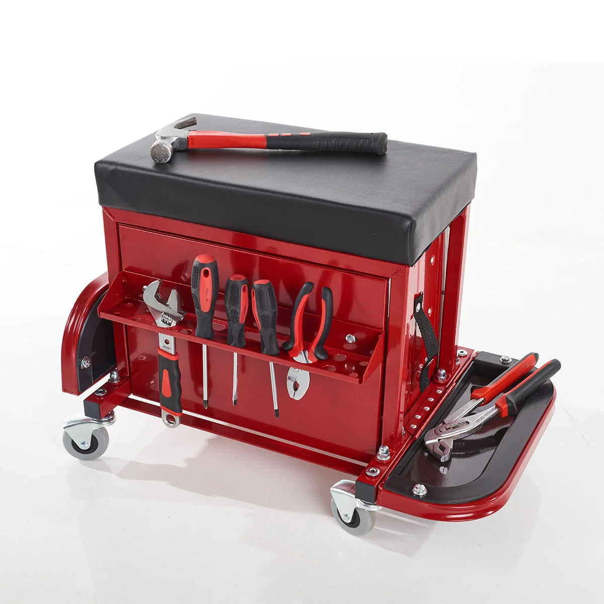 Rolling Toolbox Stool by Sharper Image