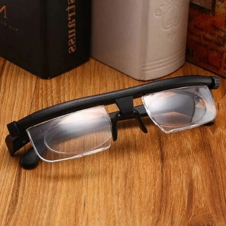 Adjustable Focus Glasses for Near and Far Vision
