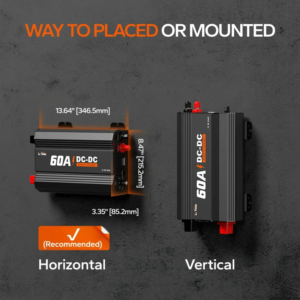 LiTime 12V 60A DC to DC Battery Charger